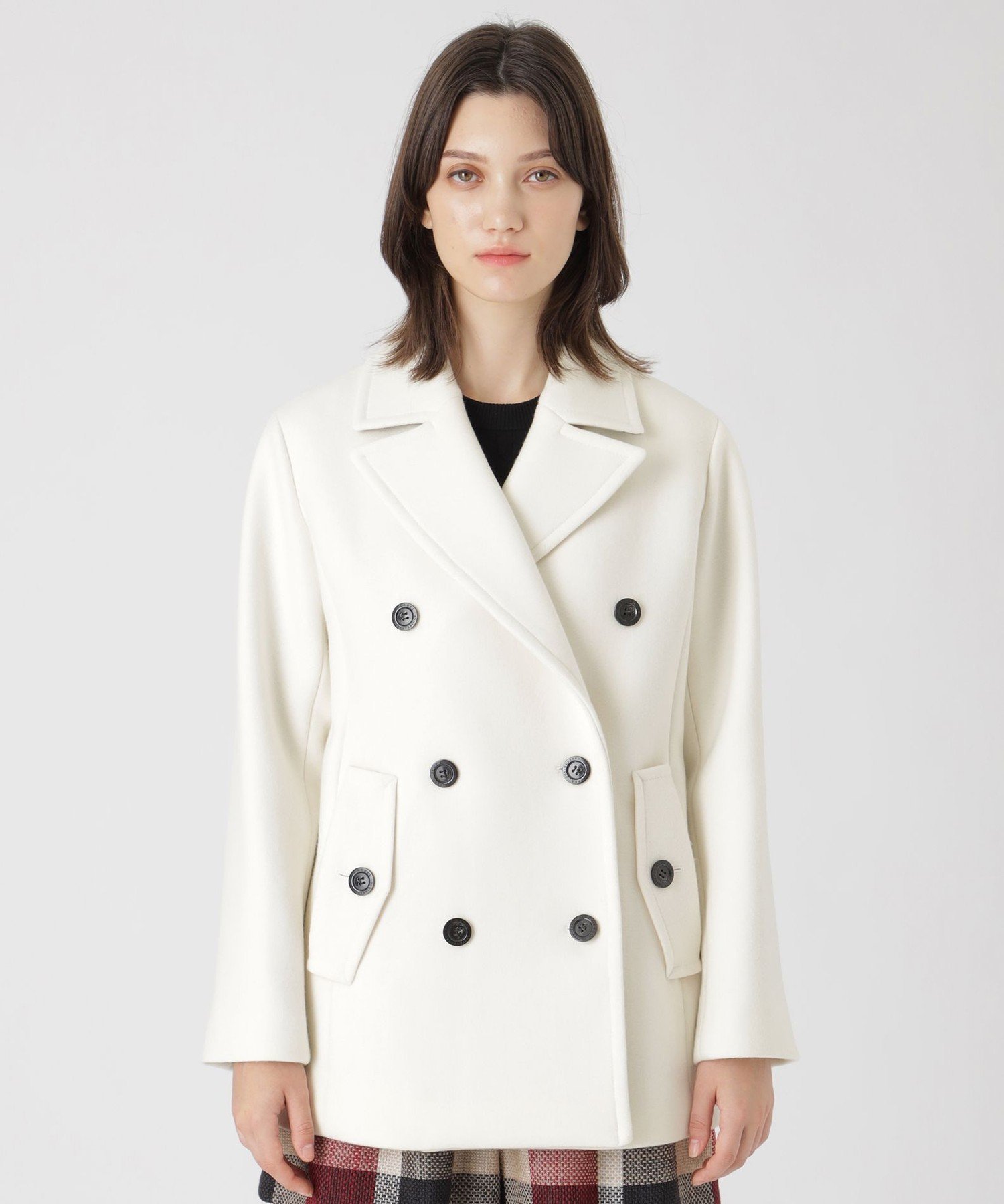 BLUE LABEL / BLACK LABEL CRESTBRIDGE｜ツイルメルトンピーコート