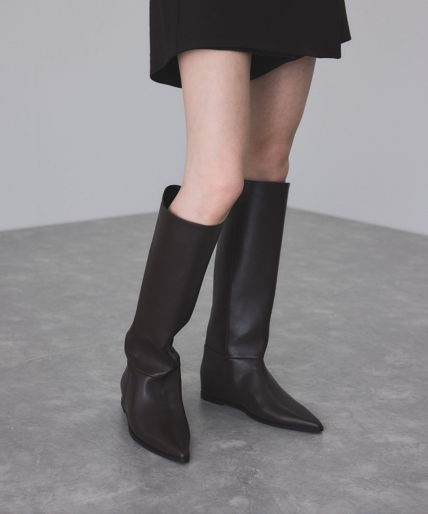 ADAM ET ROPE'｜インヒールロングブーツ | Rakuten Fashion(楽天