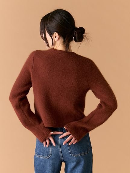 LILY BROWN｜【WEB限定カラー】金釦フォックスニットジャケット