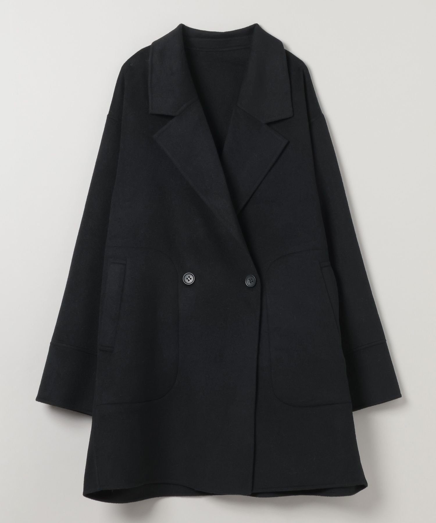 JEANASIS｜ショートビーバーウールミドルコート | Rakuten Fashion