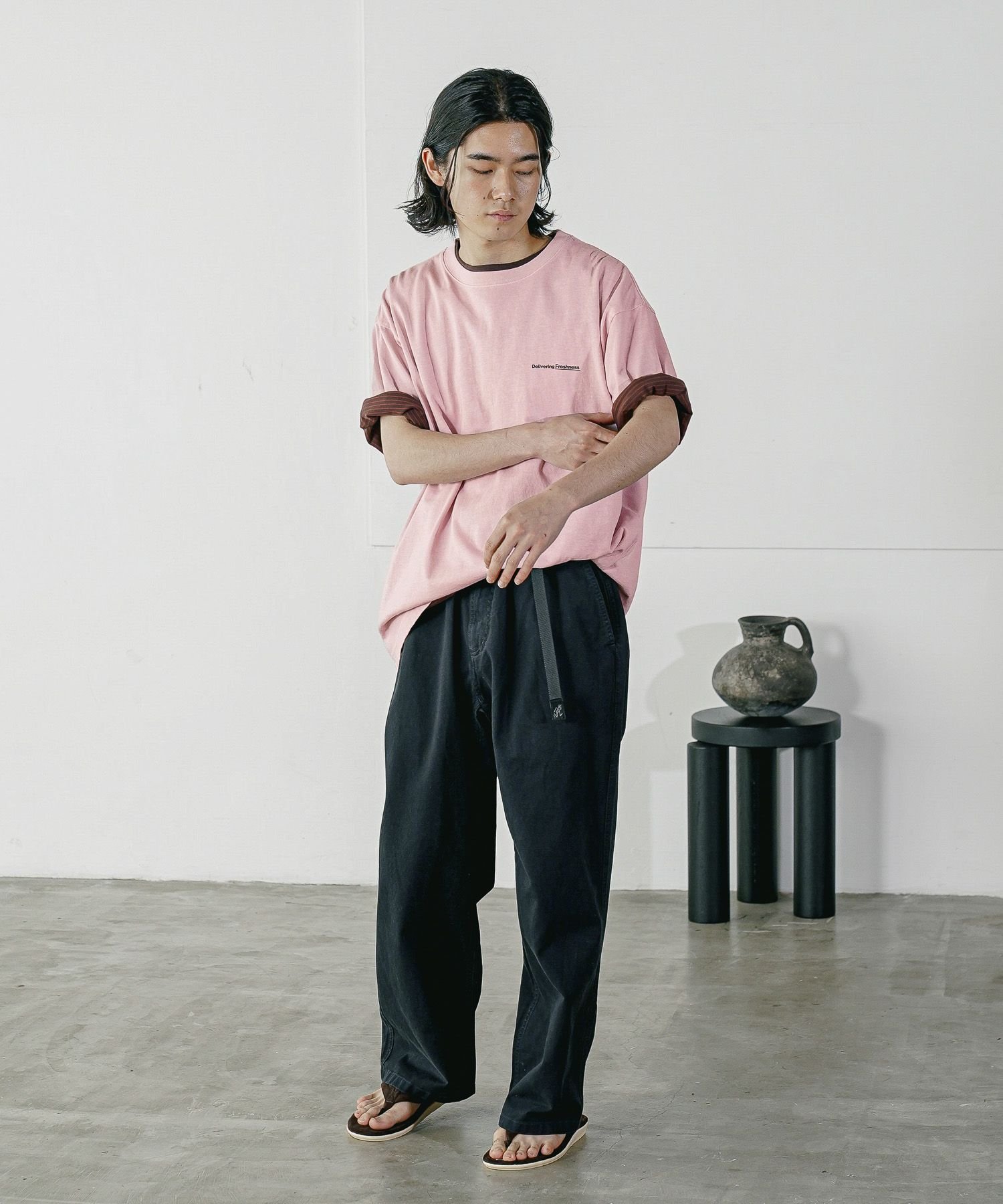 BAYFLOW｜【Gramicci(グラミチ)】別注コットンツイルワイドパンツ