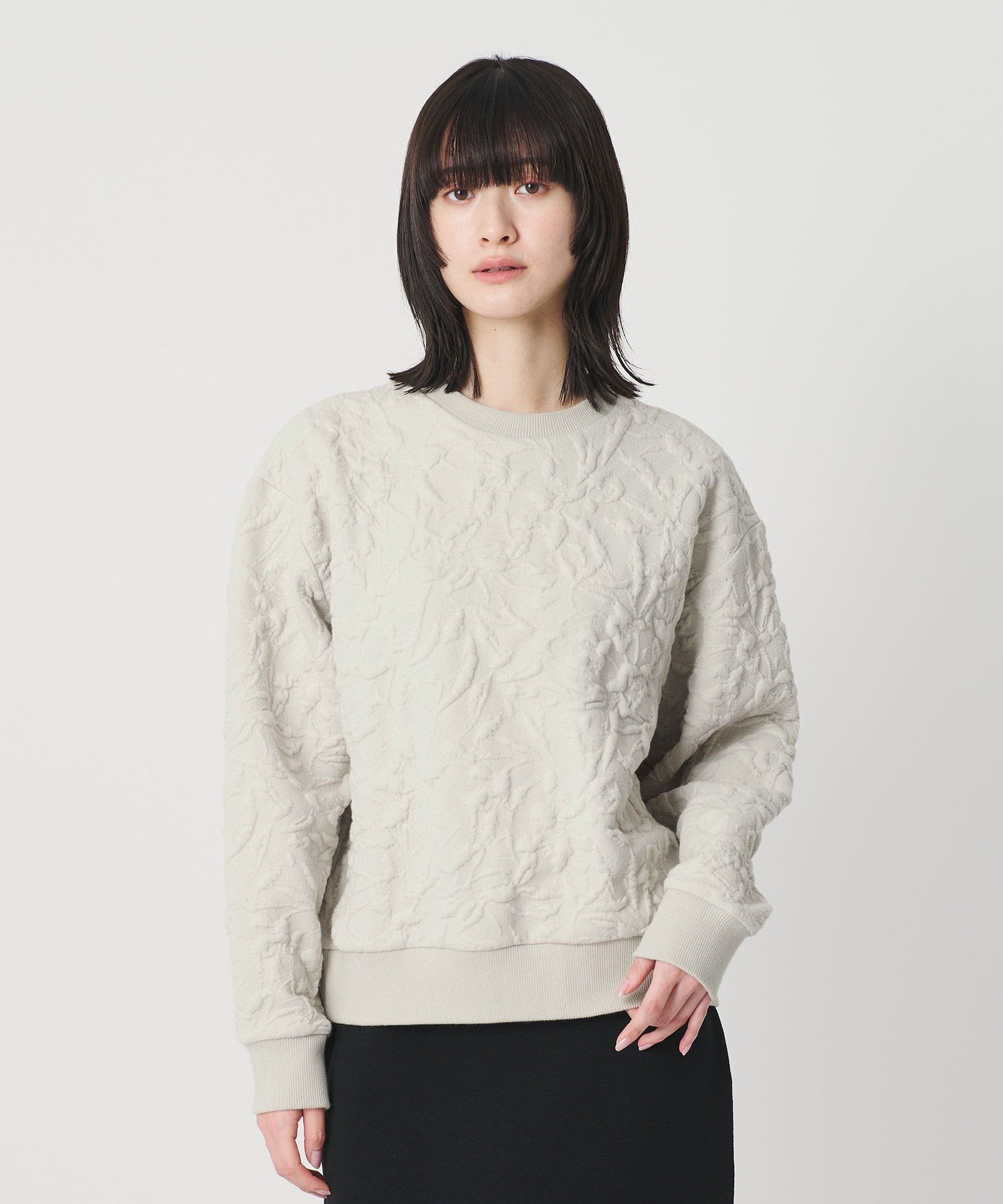 BEAUTY&YOUTH UNITED ARROWS｜ボタニカルジャガード プルオーバー