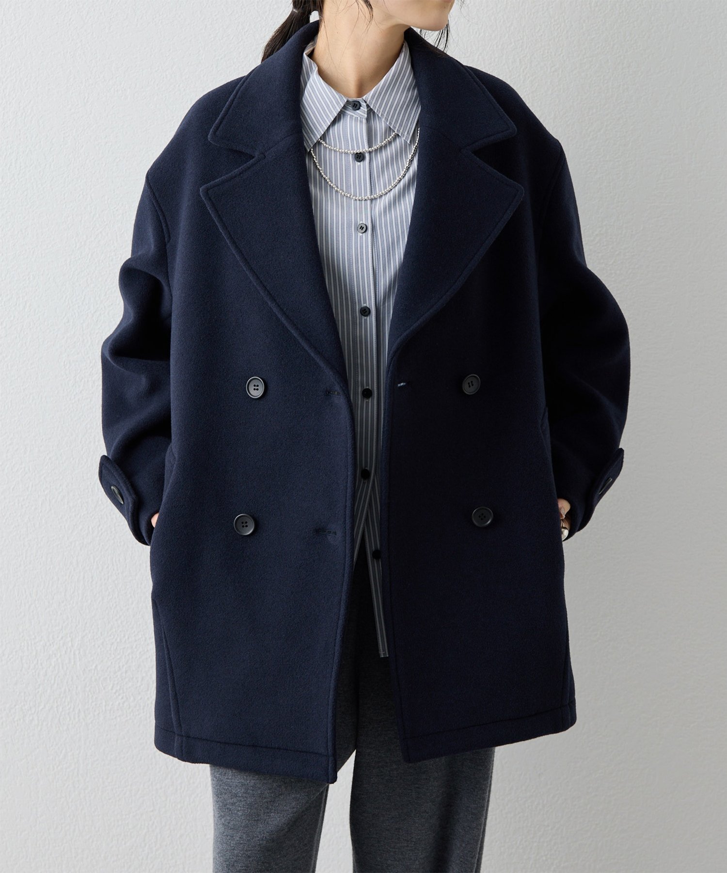 Whim Gazette｜【THE PAUSE】ミドルPコート | Rakuten Fashion(楽天