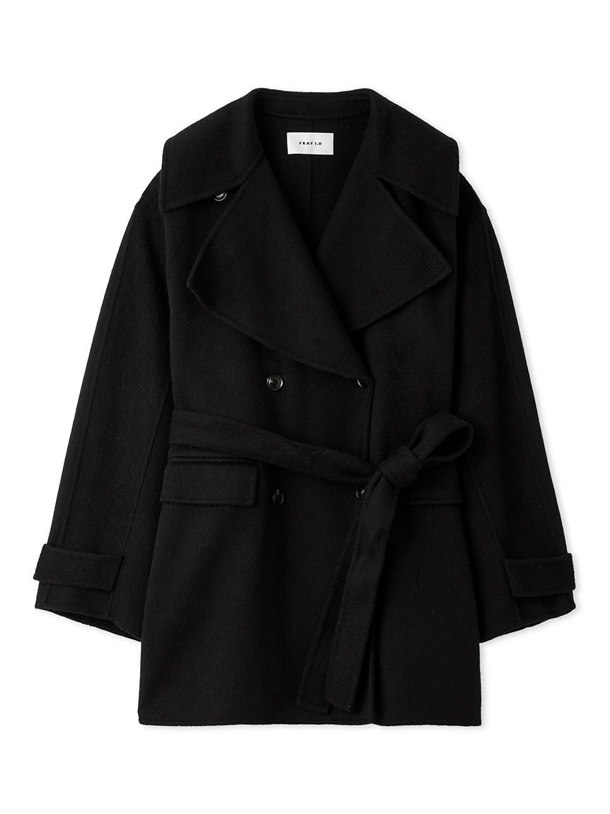 FRAY I.D｜ウールリバーミドルAラインコート | Rakuten Fashion(楽天