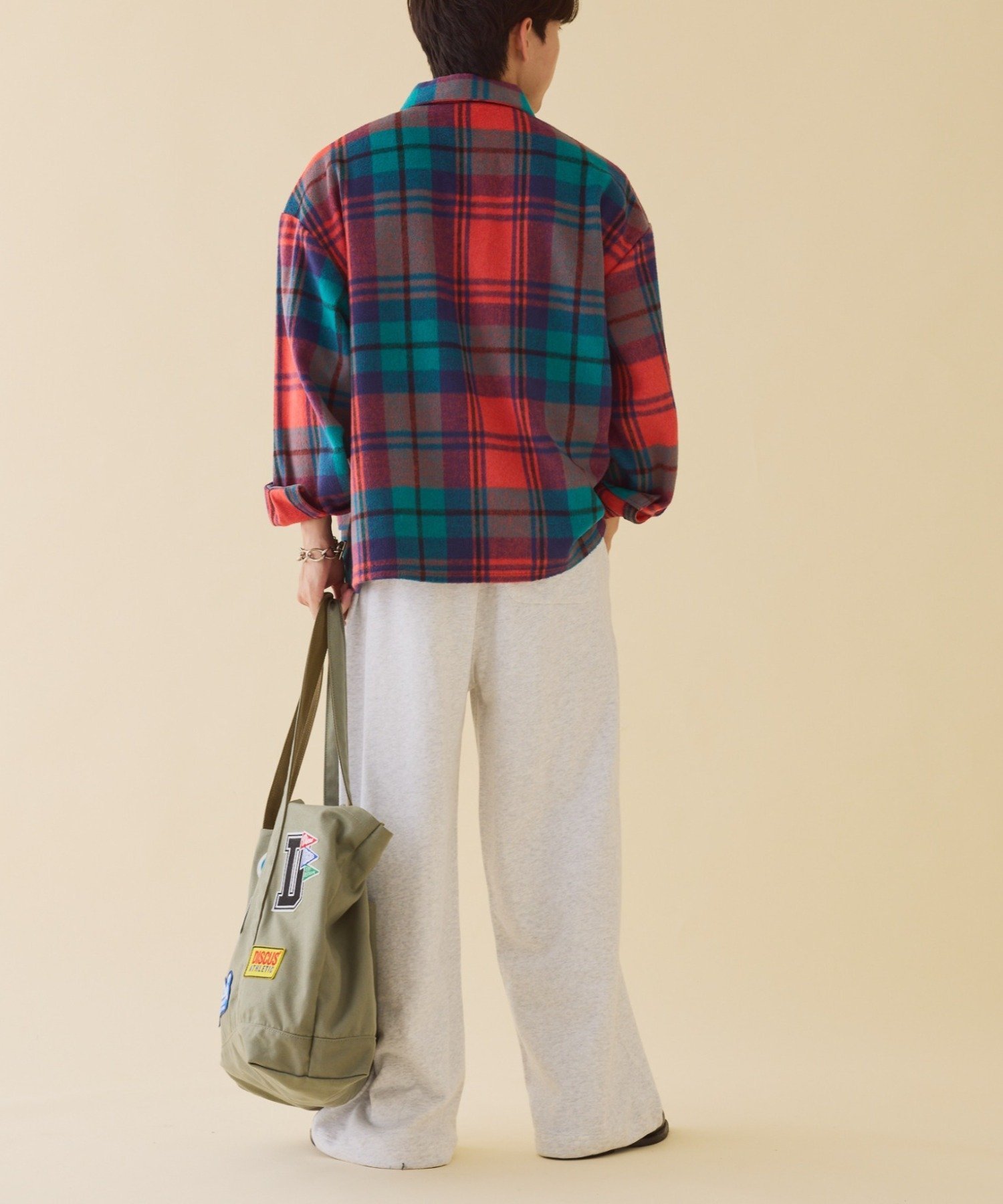 CIAOPANIC TYPY｜【DISCUS】シャギーチェックシャツジャケット