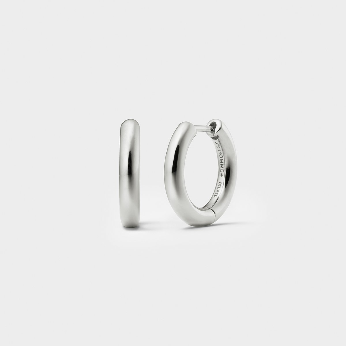 4℃｜【4°C HOMME+】 シルバー フープ ピアス | Rakuten Fashion(楽天