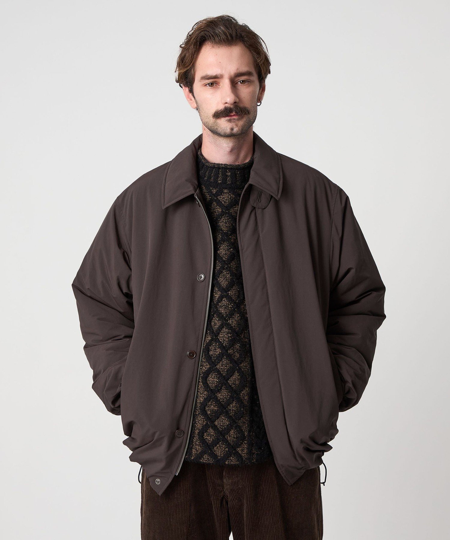 Steven Alan ダルマ バルカラー ジャケット S オリーブ 24AW セール】＜Steven Alan＞ダルマ バルカラー ジャケット（その他