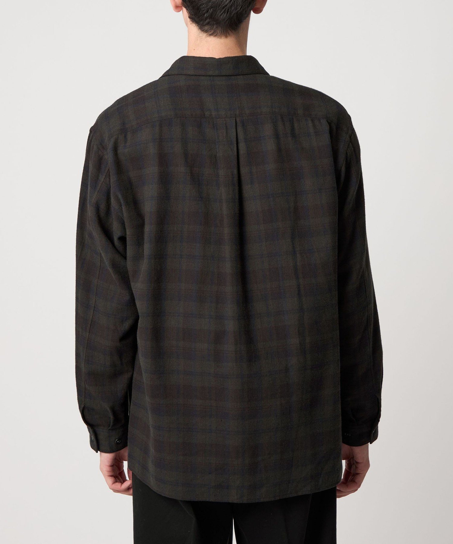 ＜Steven Alan＞ネル マドラスチェック オープンカラー シャツ BOX BEAUTY&YOUTH UNITED ARROWS｜<Steven Alan> ネル マドラスチェック