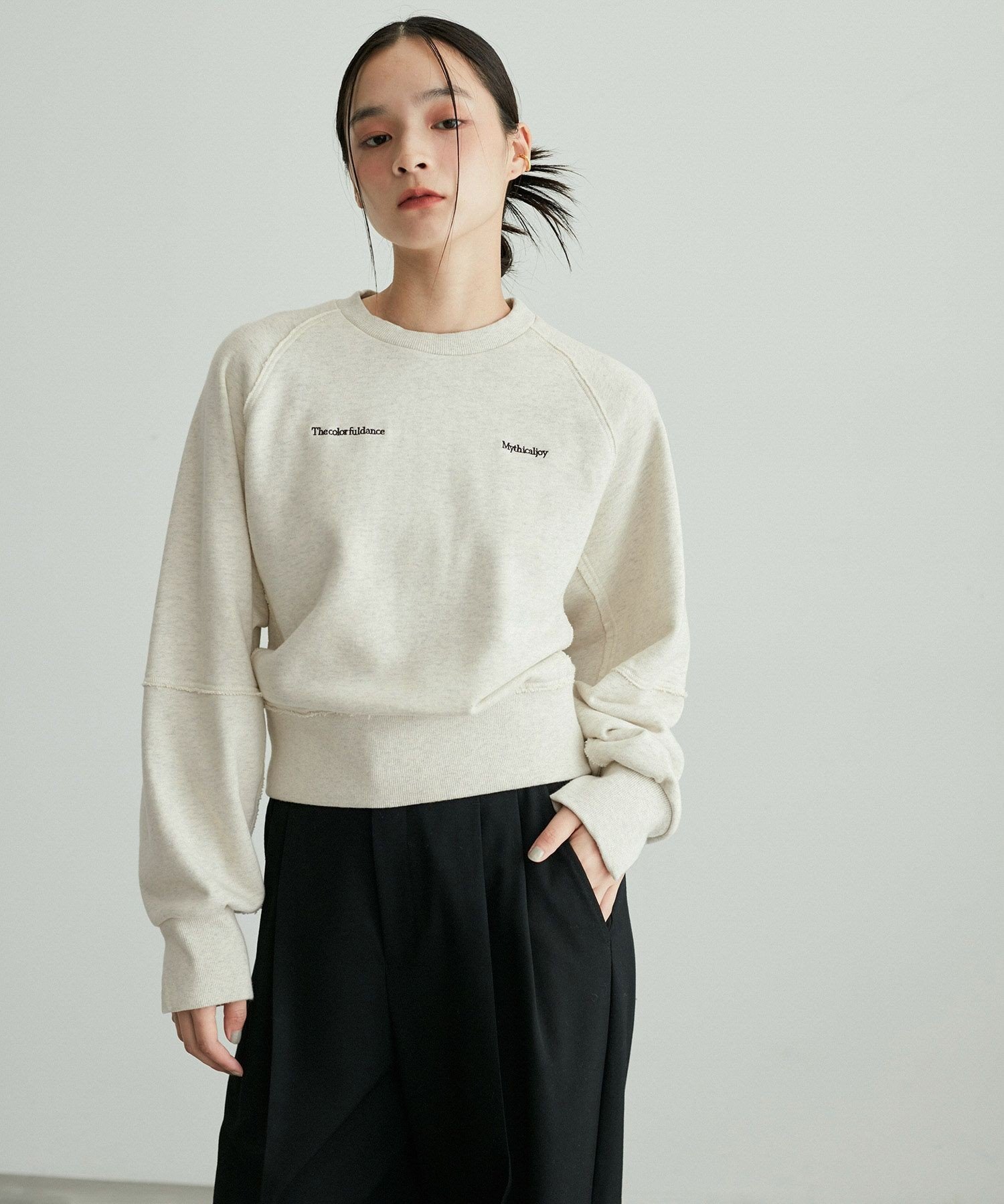 ADAM ET ROPE'｜スリットリブスウェット | Rakuten Fashion(楽天