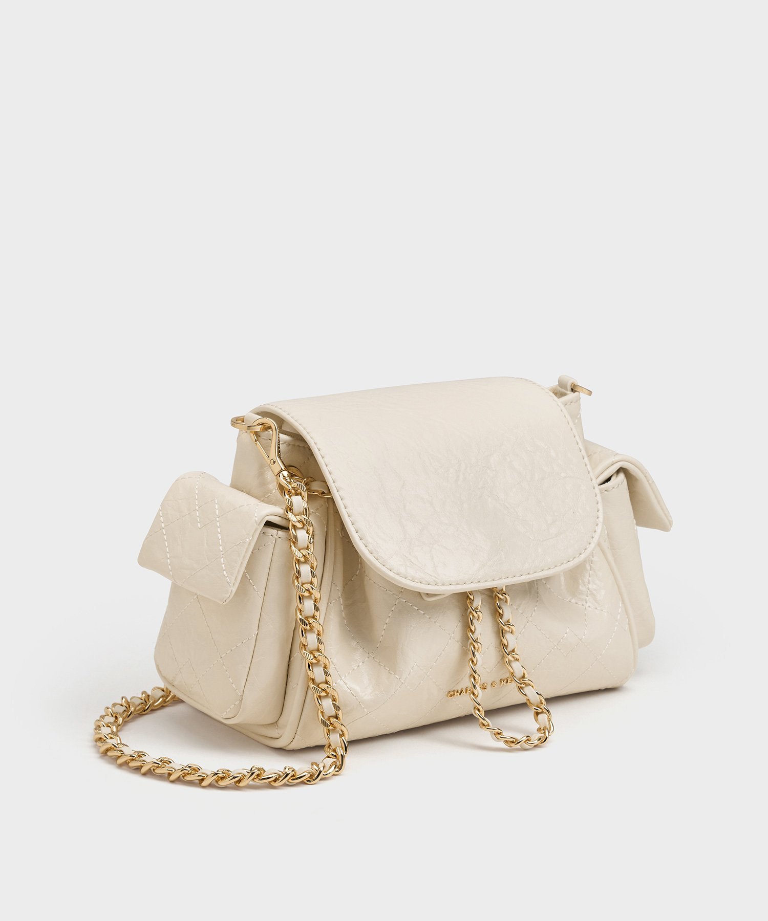 CHARLES & KEITH｜Duo ドゥオ ツーウェイフロントフラップバックパック