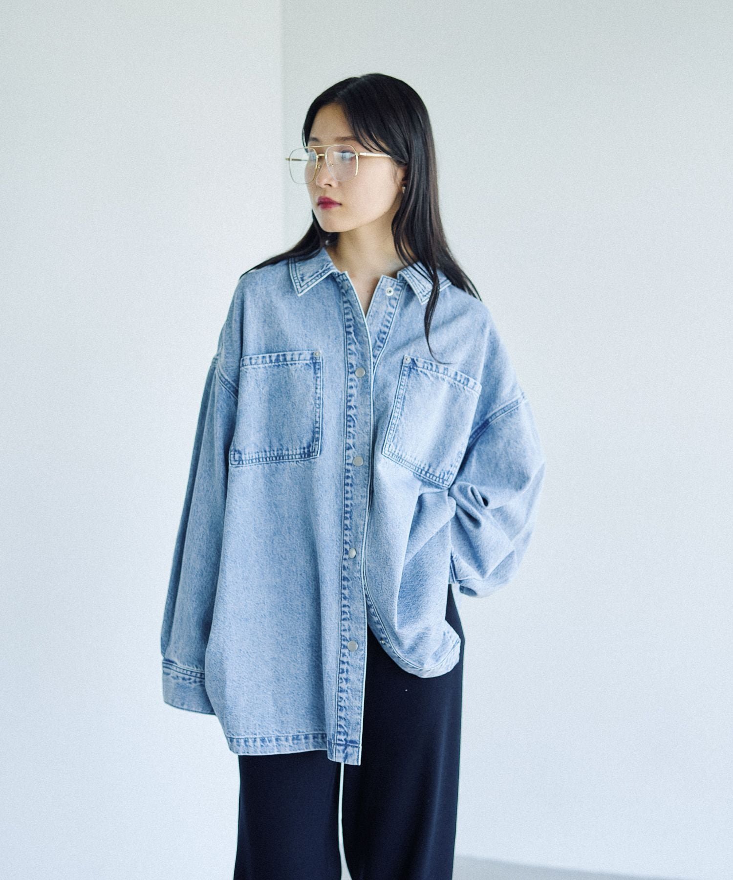 LEPSIM｜フリンジパッチ/BIGデニムシャツ | Rakuten Fashion(楽天