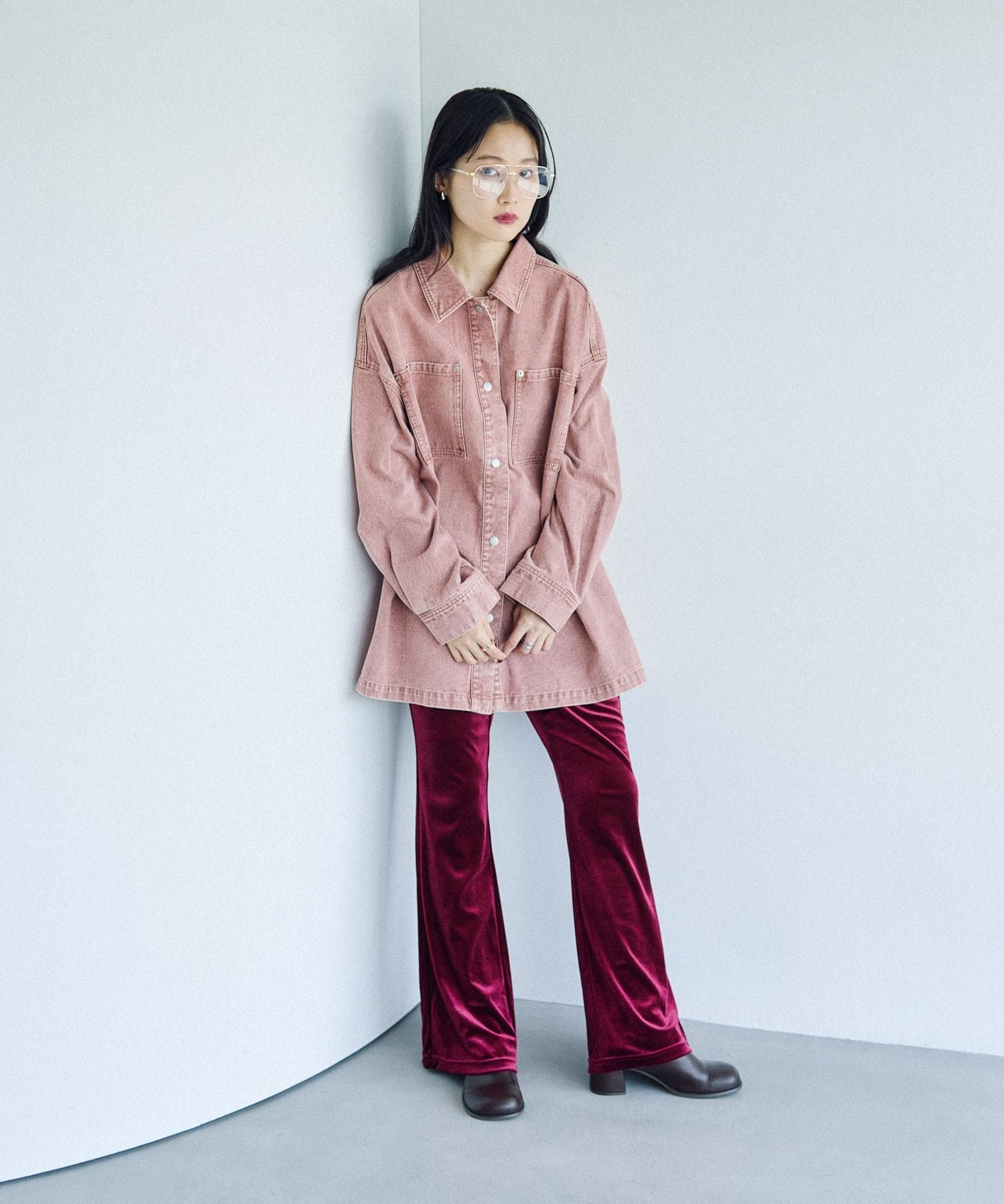 LEPSIM｜フリンジパッチ/BIGデニムシャツ | Rakuten Fashion(楽天