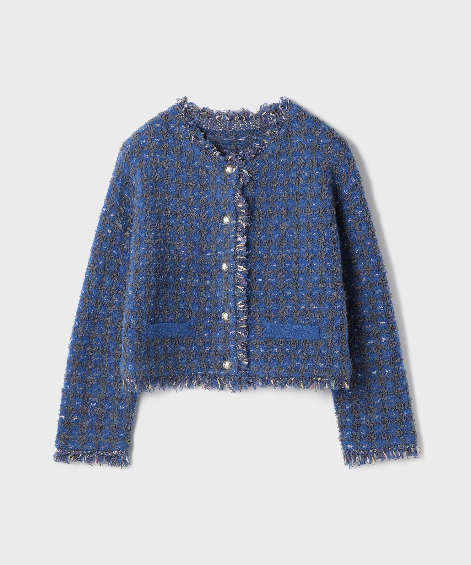 GRACE CONTINENTAL｜ツイードニットショートカーディガン | Rakuten