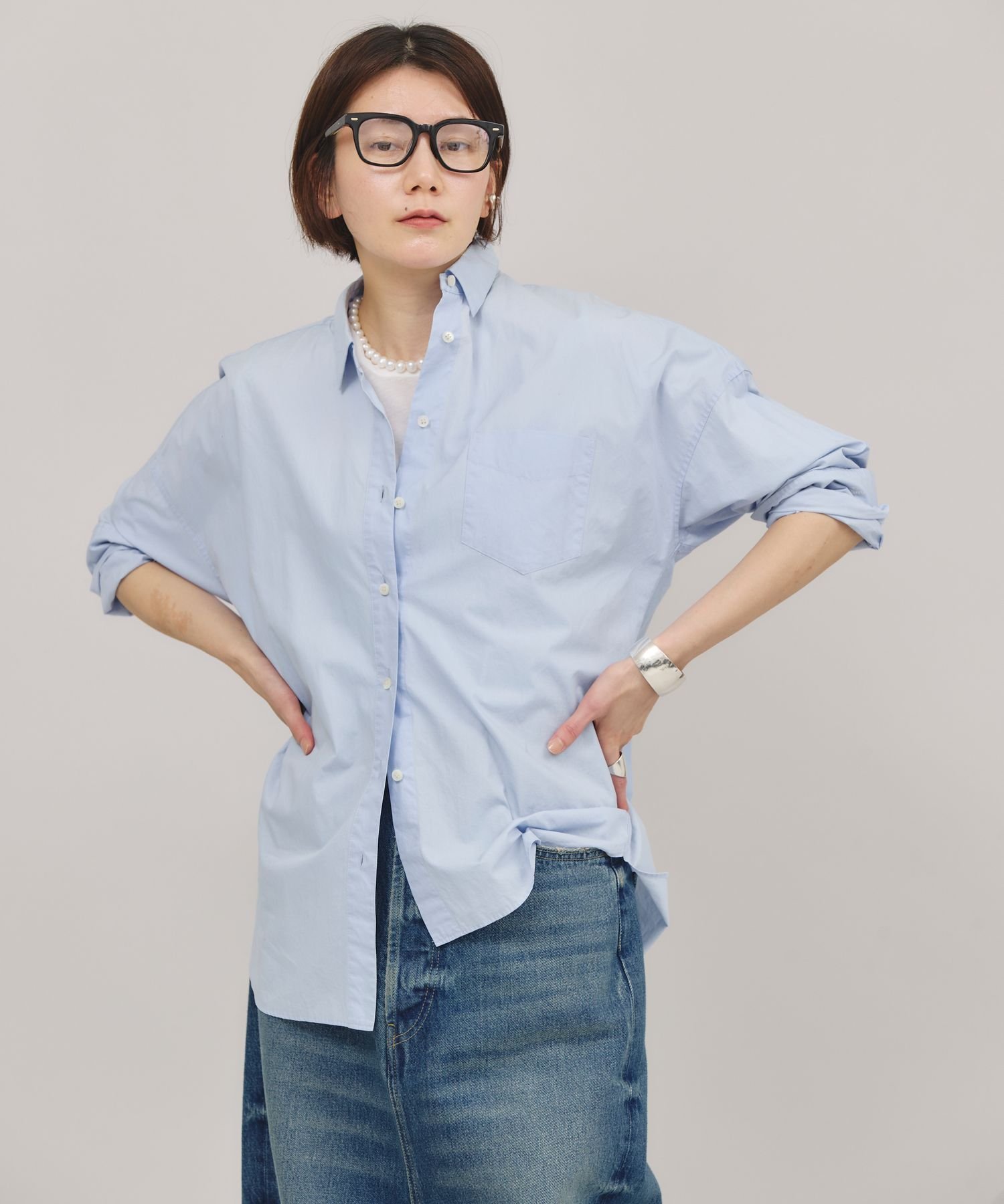 Curensology ＜＆RC＞ビッグシャツ美品 Curensology｜<&RC>ビッグシャツ | Rakuten Fashion(楽天ファッション