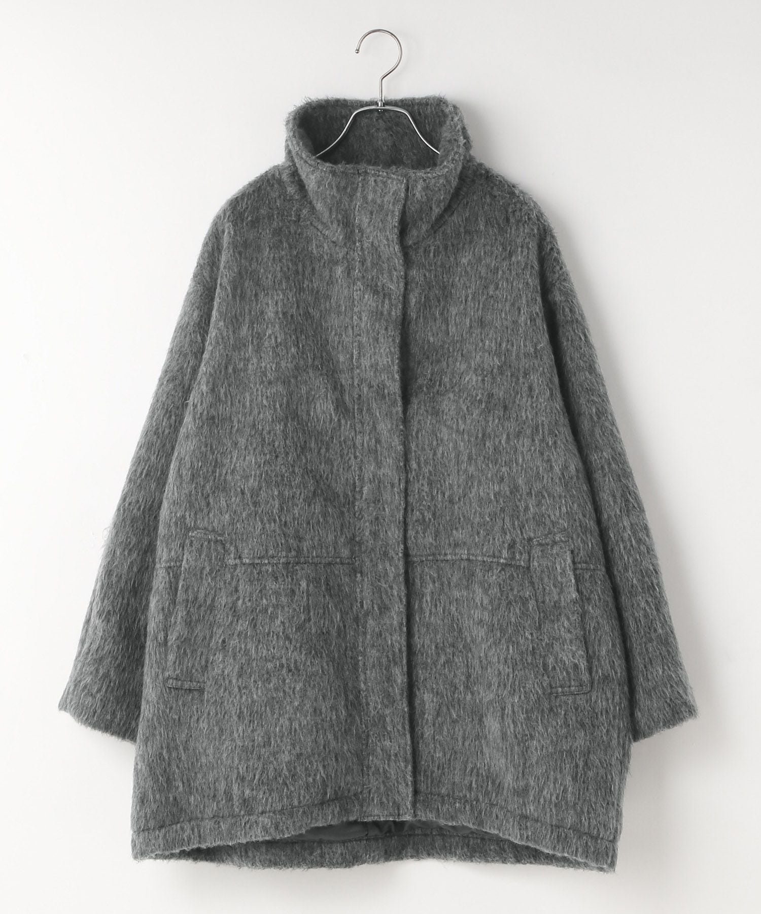 LOWRYS FARM｜シャギースタンドコート | Rakuten Fashion(楽天