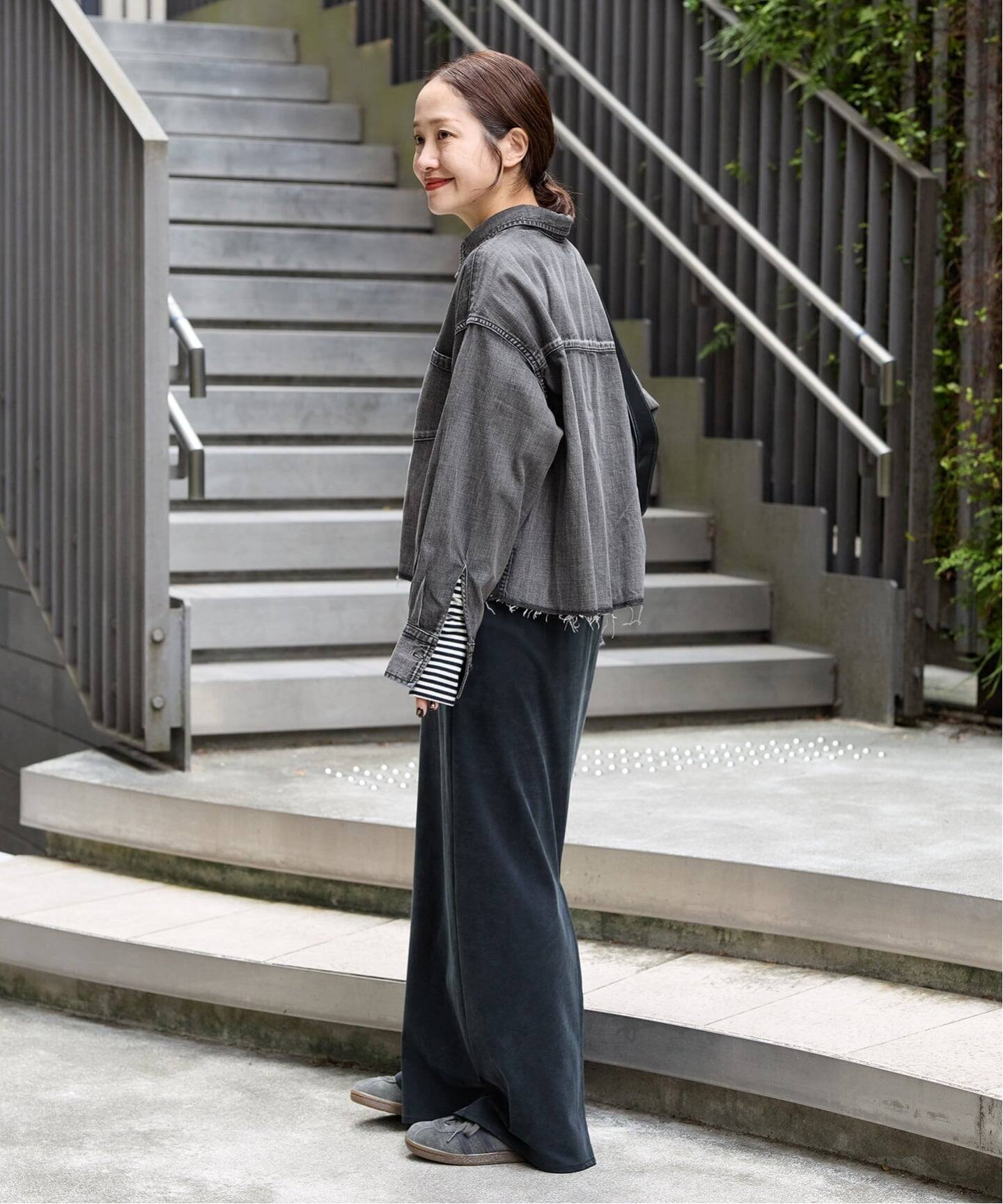 JOURNAL STANDARD｜《追加3》ライトオンスデニムクロップドシャツ