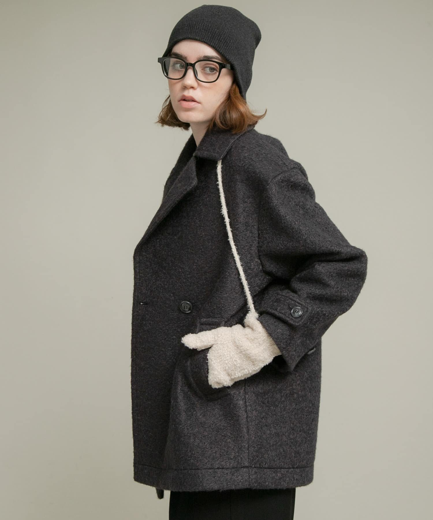 Sonny Label｜ウールライクカーリーシャギーコクーンコート | Rakuten