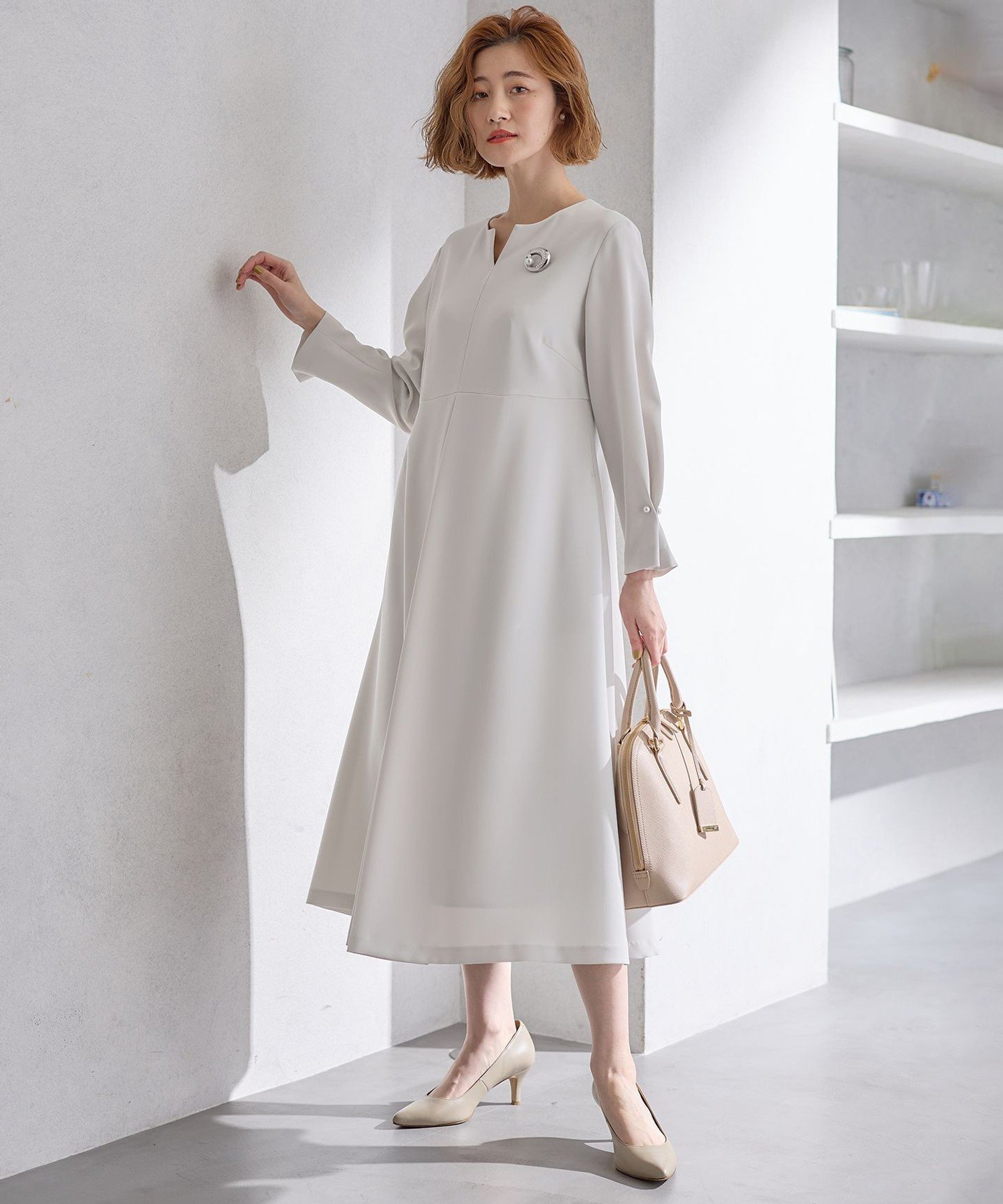 23区｜【VERYコラボ 】トリアセダブルジョーゼット ワンピース