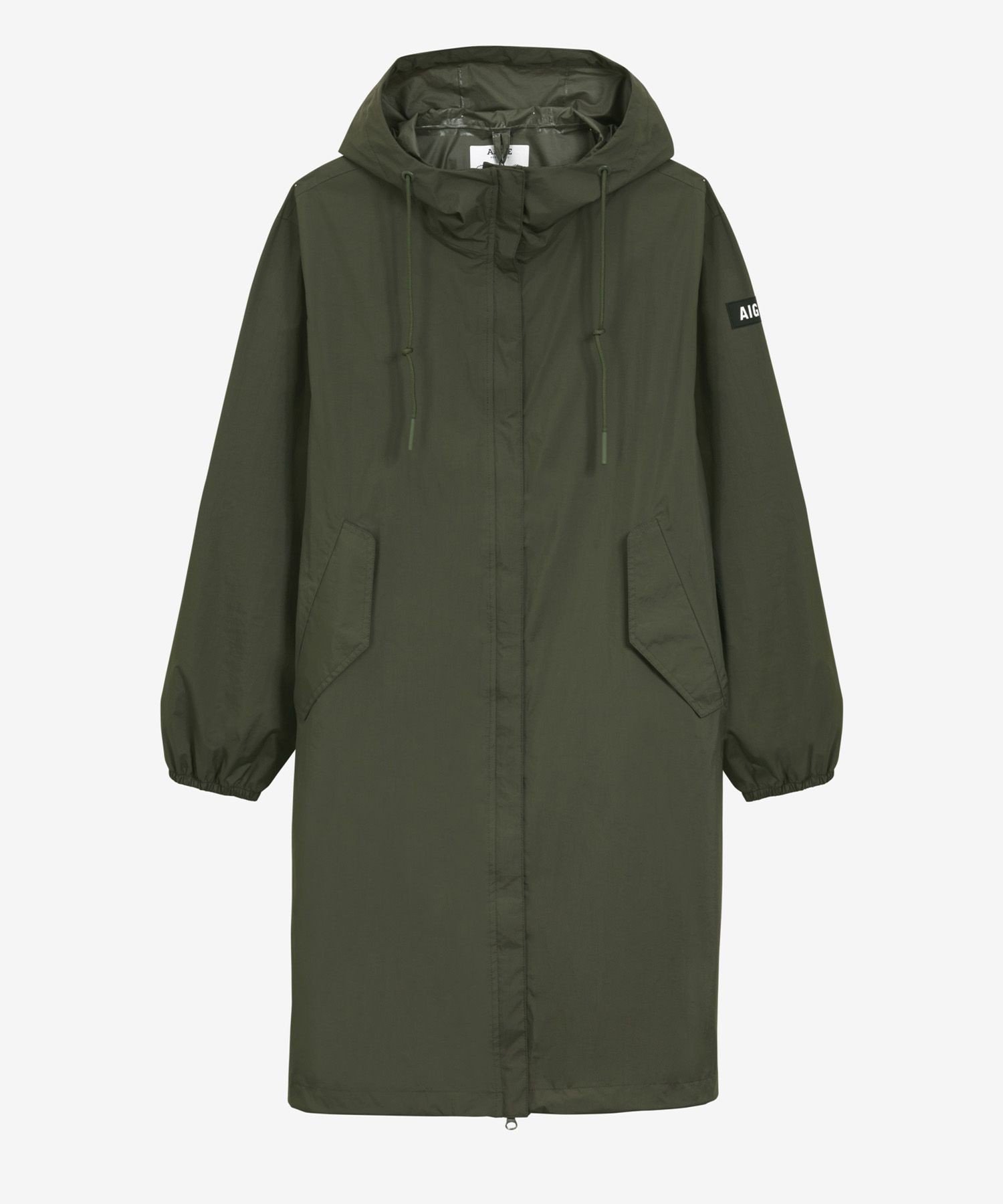 AIGLE｜透湿防水 パッカブルロングフーデッドジャケット | Rakuten