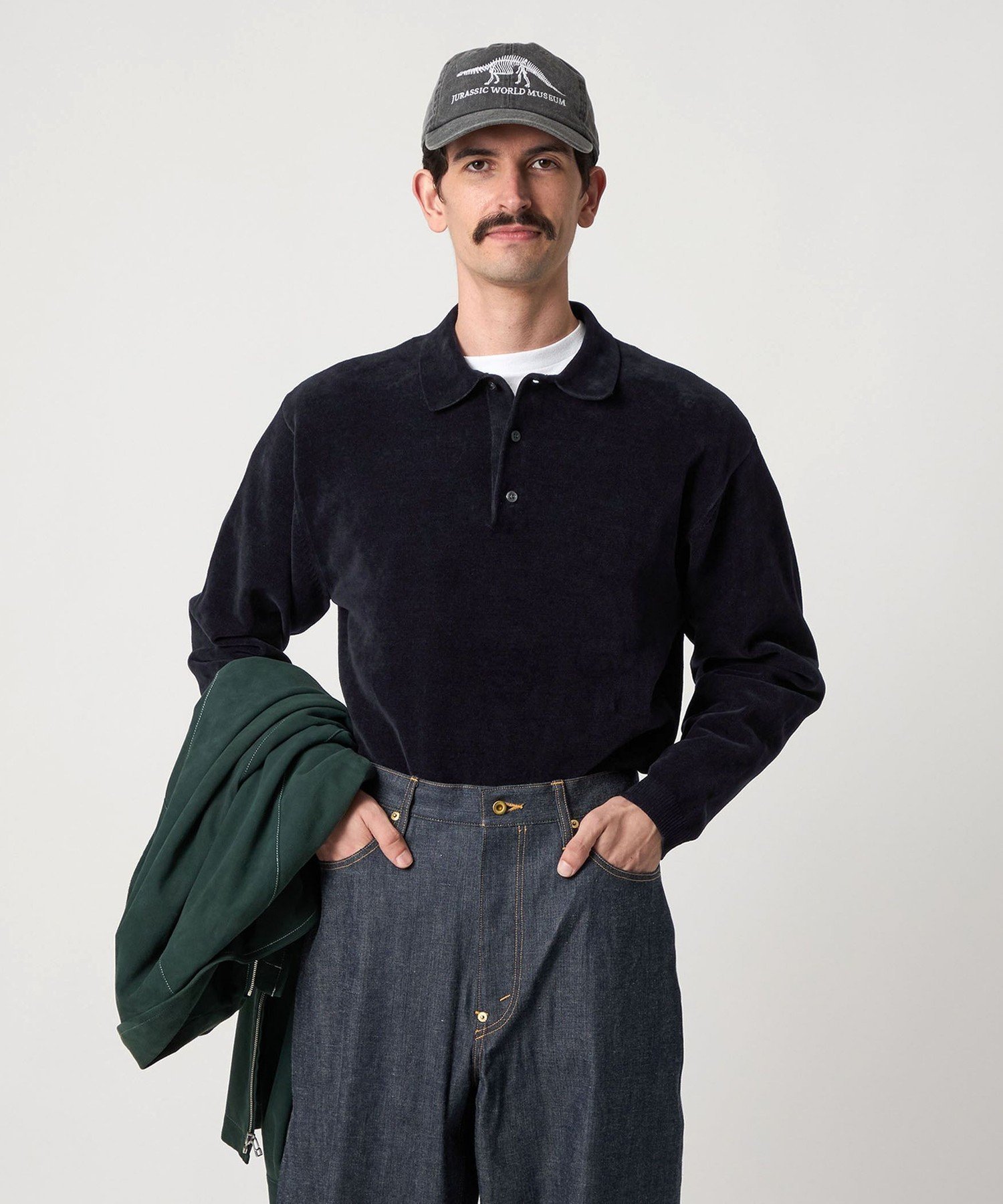 ＜Steven Alan＞ 3B コットン ニット ポロシャツ　2025 BEAUTY&YOUTH UNITED ARROWS｜<Steven Alan> 3B コットン ニット