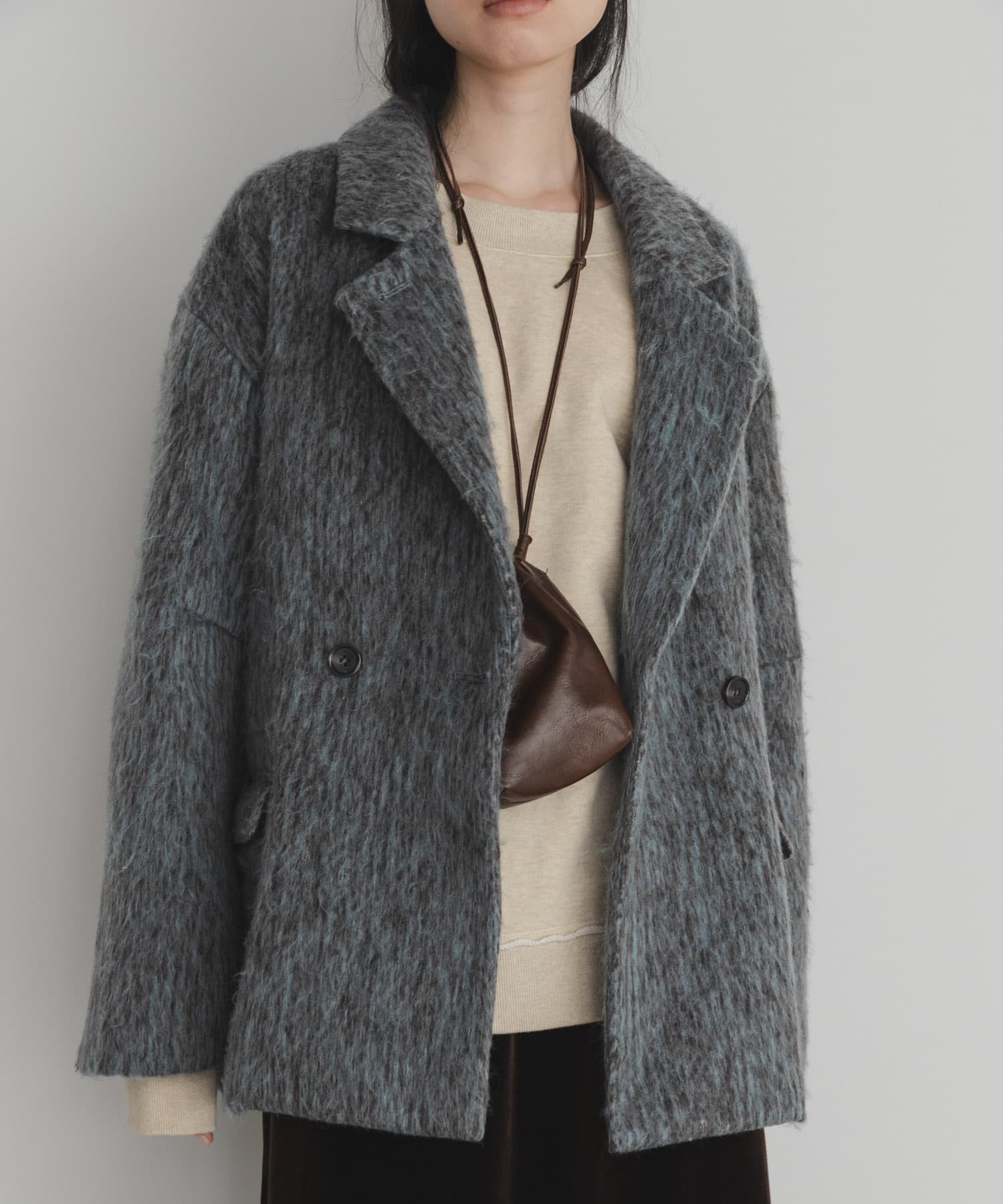 KBF｜シャギーテーラードジャケット | Rakuten Fashion(楽天