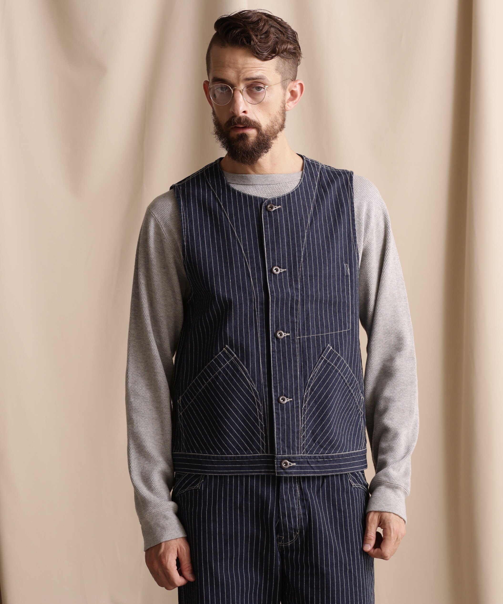 Schott｜OLD HICKORY DENIM VEST/オールドヒッコリーデニムベスト