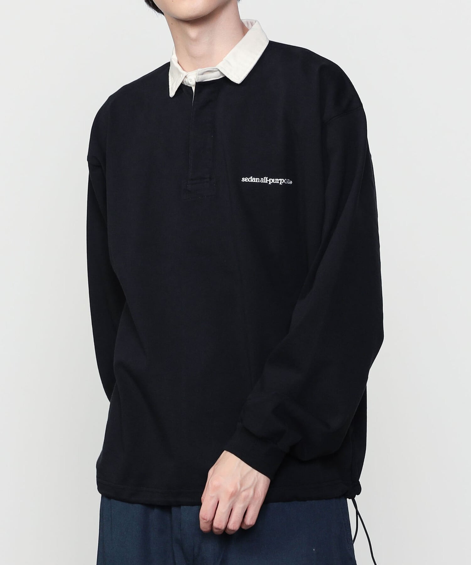 Bshop｜SEDAN ALL-PURPOSE | コットン 長袖ラグビーシャツ MEN