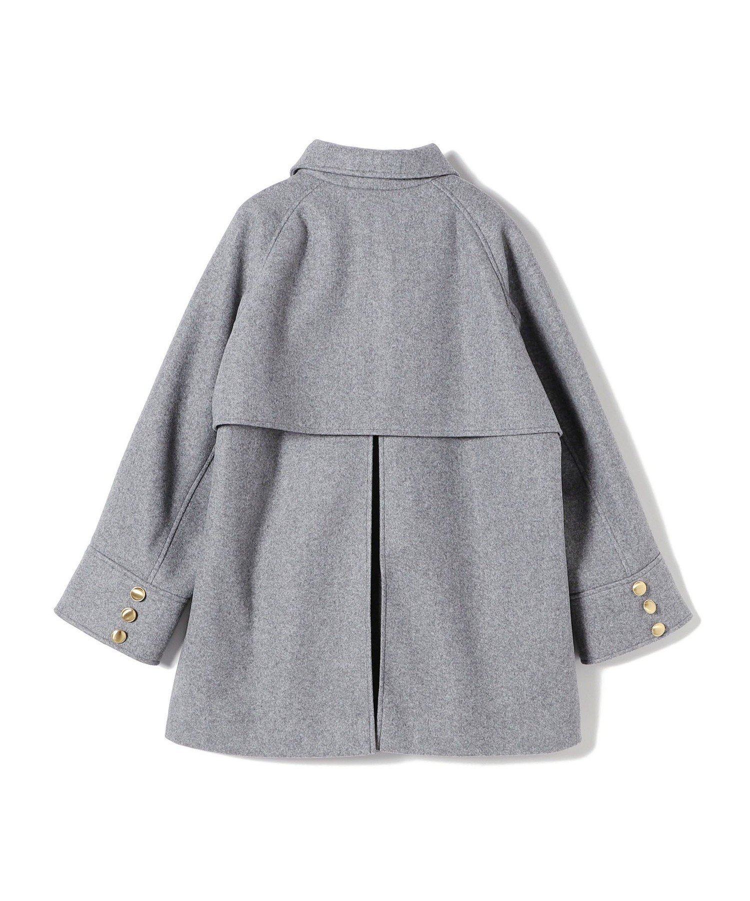 良品 SHIPS ウール ライク ジャージー メルトン 2WAY Pコート SHIPS｜【WEB限定】<手洗い可能>ウール ライク ジャージー メルトン