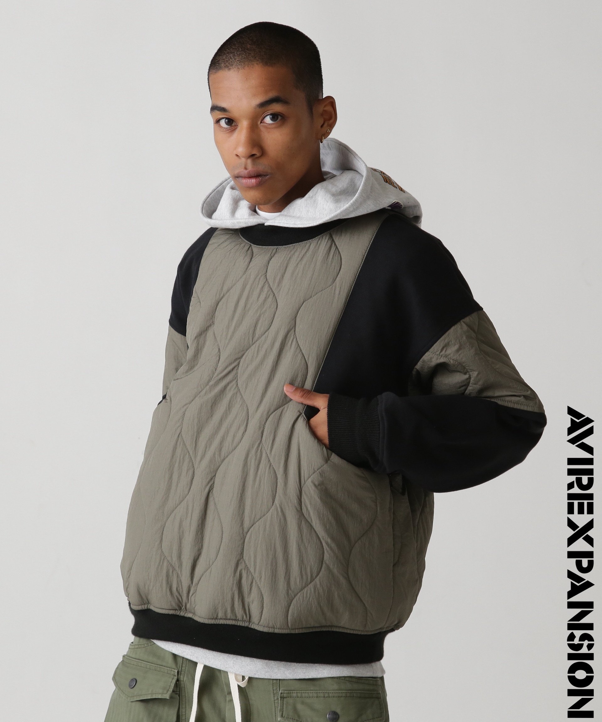 AVIREX｜《AVIREX × EXPANSION》COMBI CREW JACKET / コンビ クルー