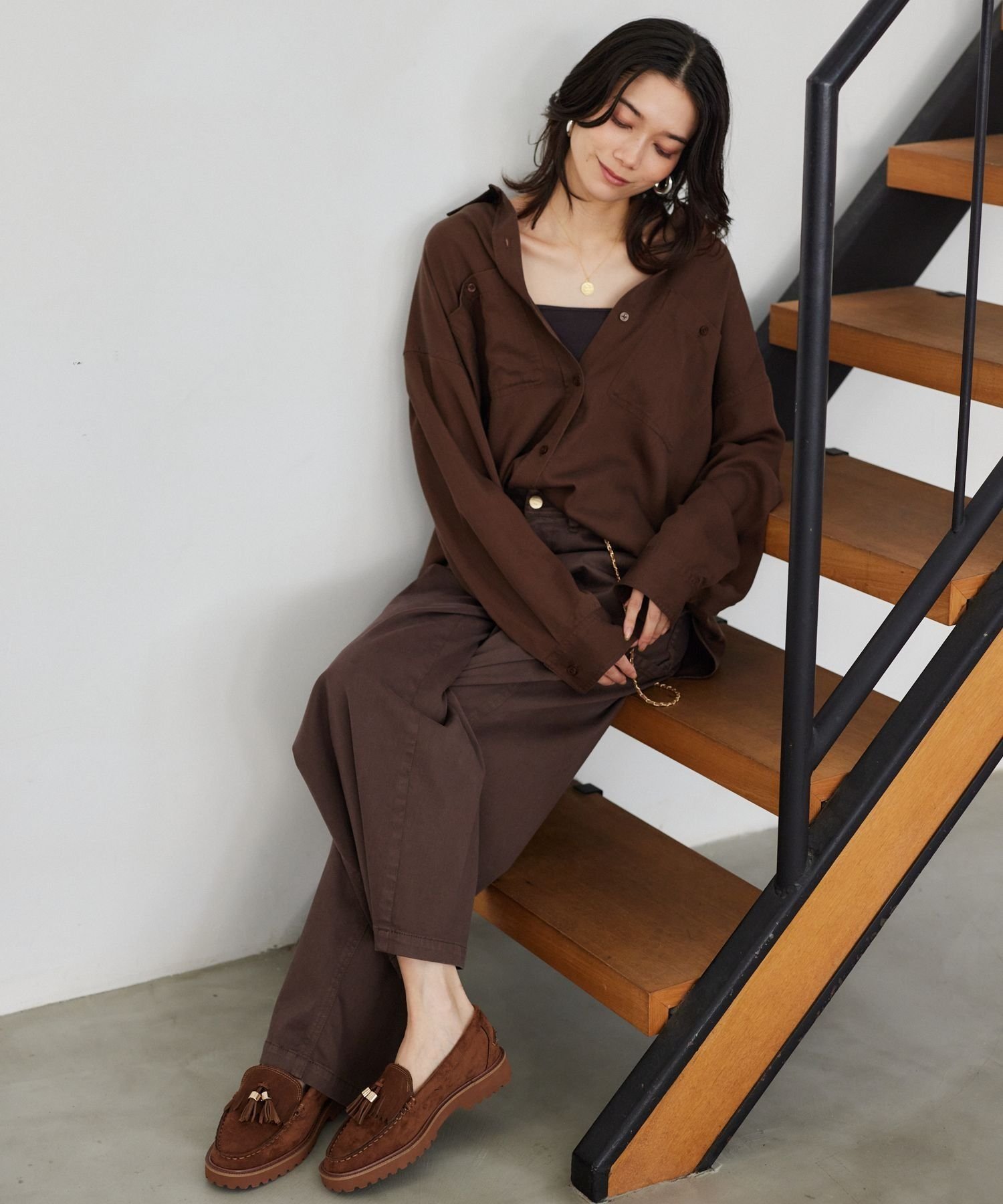 BARNYARDSTORM｜【Mazell】スエードタッセルローファー【WEB限定カラー