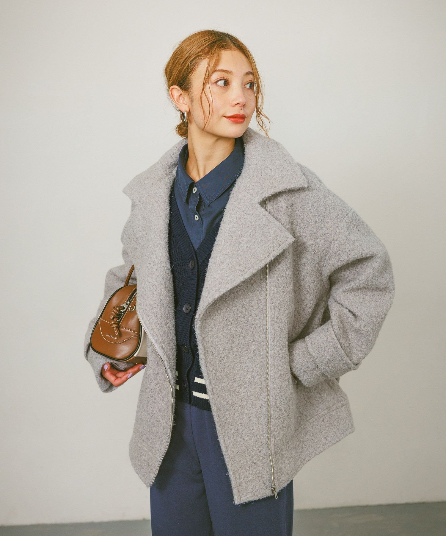 BAYFLOW｜ウーリーライダースコート | Rakuten Fashion(楽天