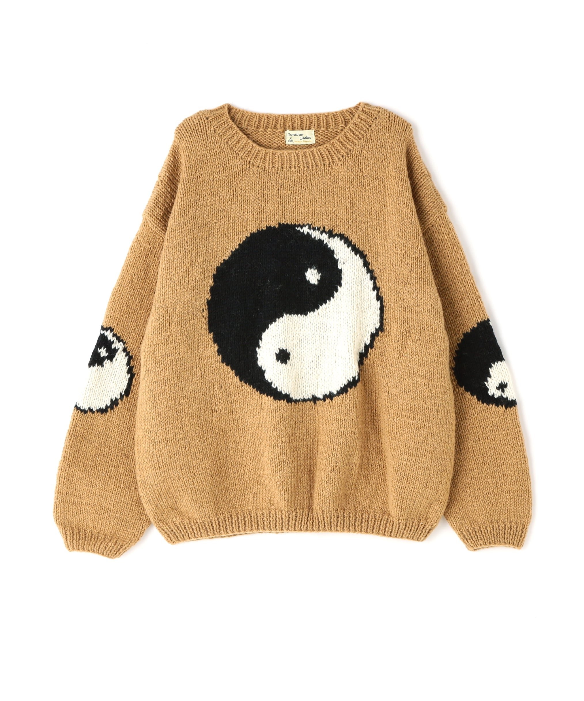 B'2nd｜MacMahon Knitting Mills / Roll Neck Knit-Big Yin&Yang