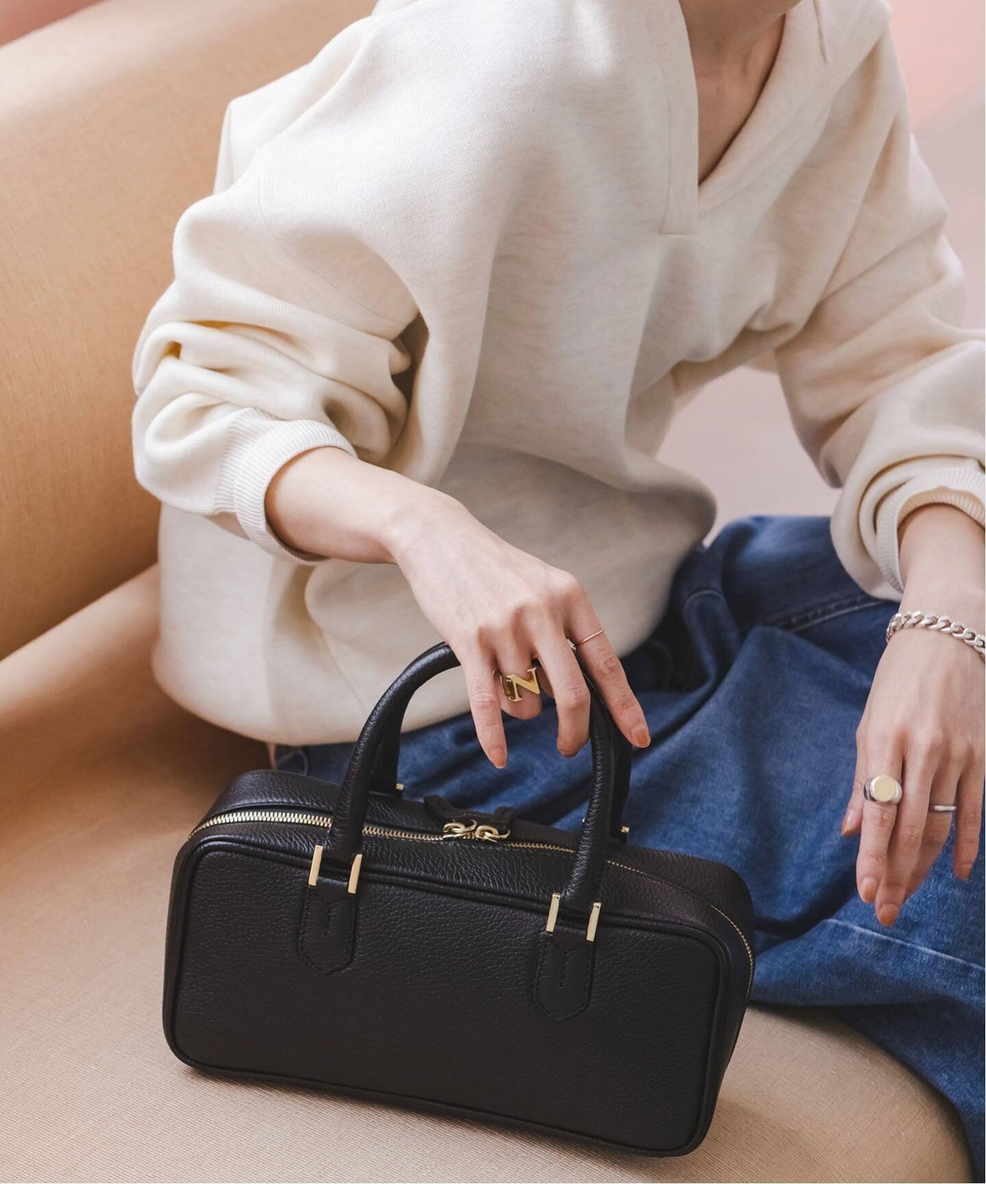 NOBLE｜《追加2》LORISTELLA/ロリステッラ スクエアボストンバッグ