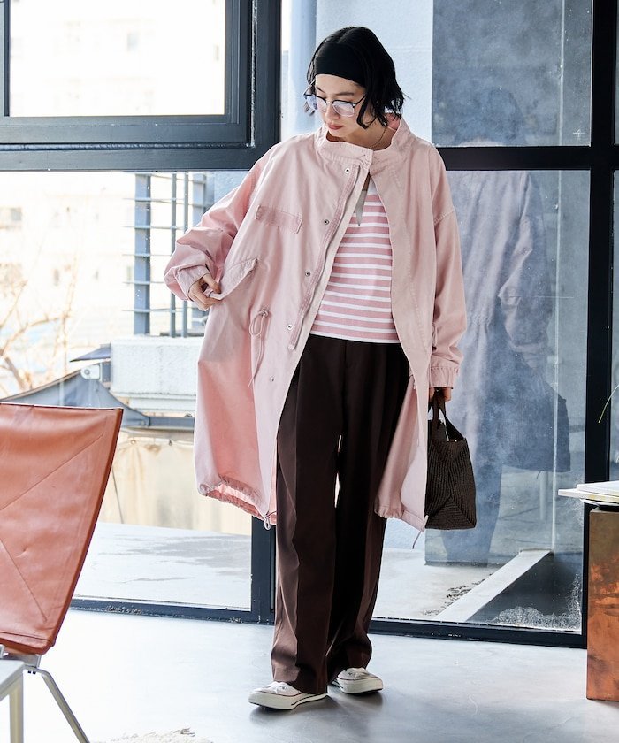 FREAK'S STORE｜M-65 フェード加工 ロング モッズコート/スプリング