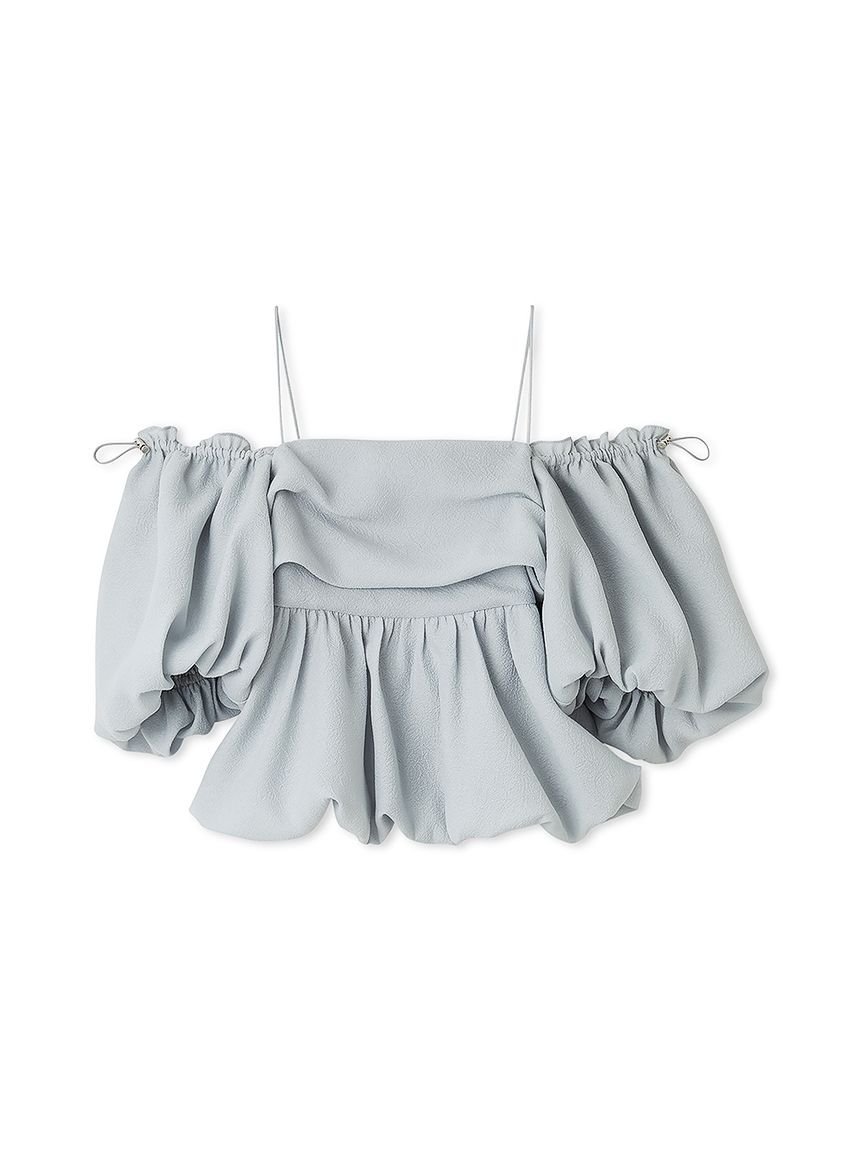 FRAY I.D｜3wayオフショルパフスリーブブラウス/ウォッシャブル