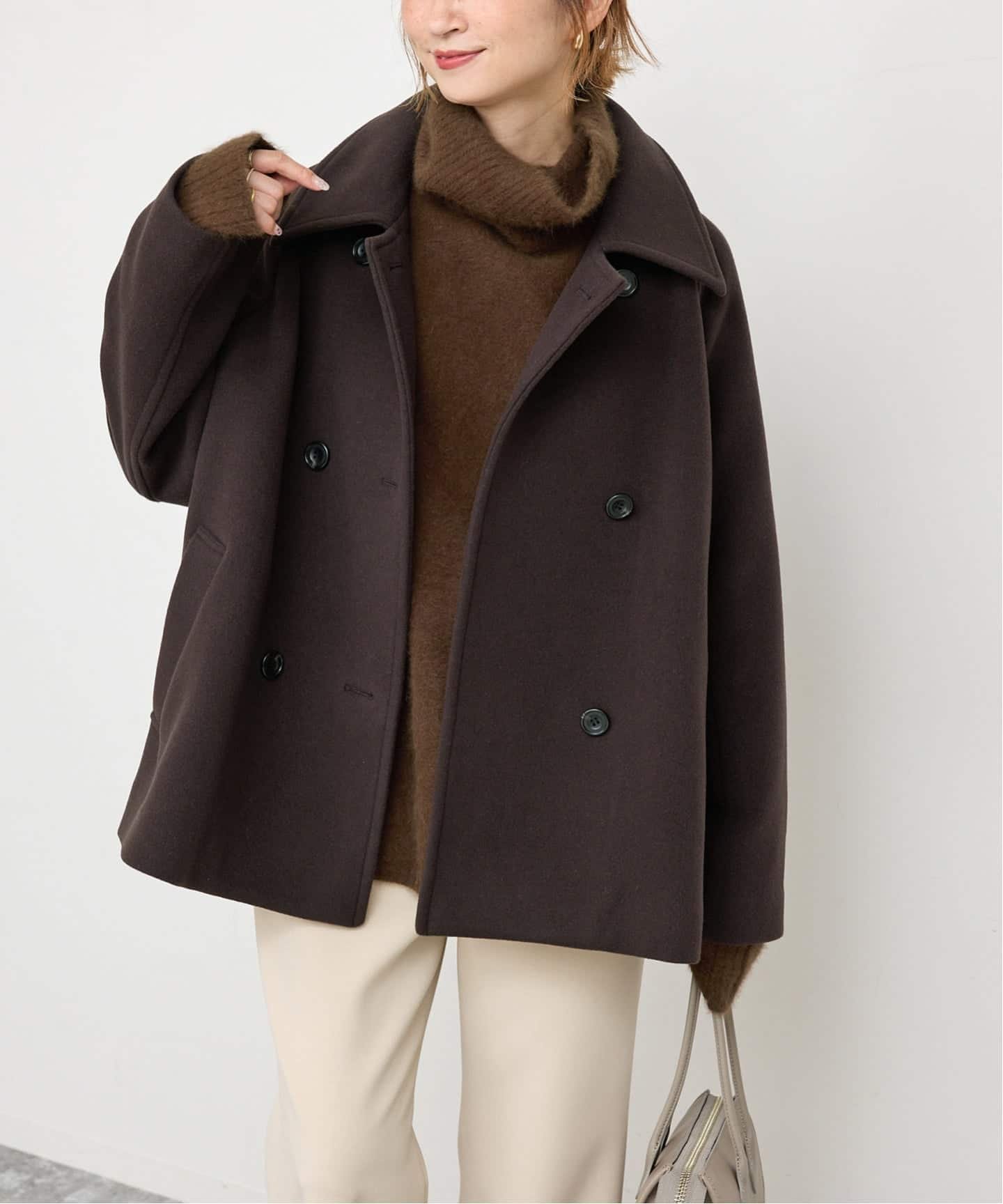 Spick & Span｜S160スタンドカラーショートコート | Rakuten Fashion