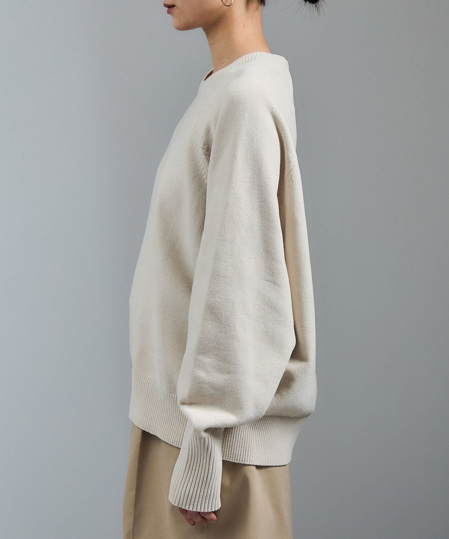 SALON adam et rope'｜クロップドプルオーバー-CreamyCotton