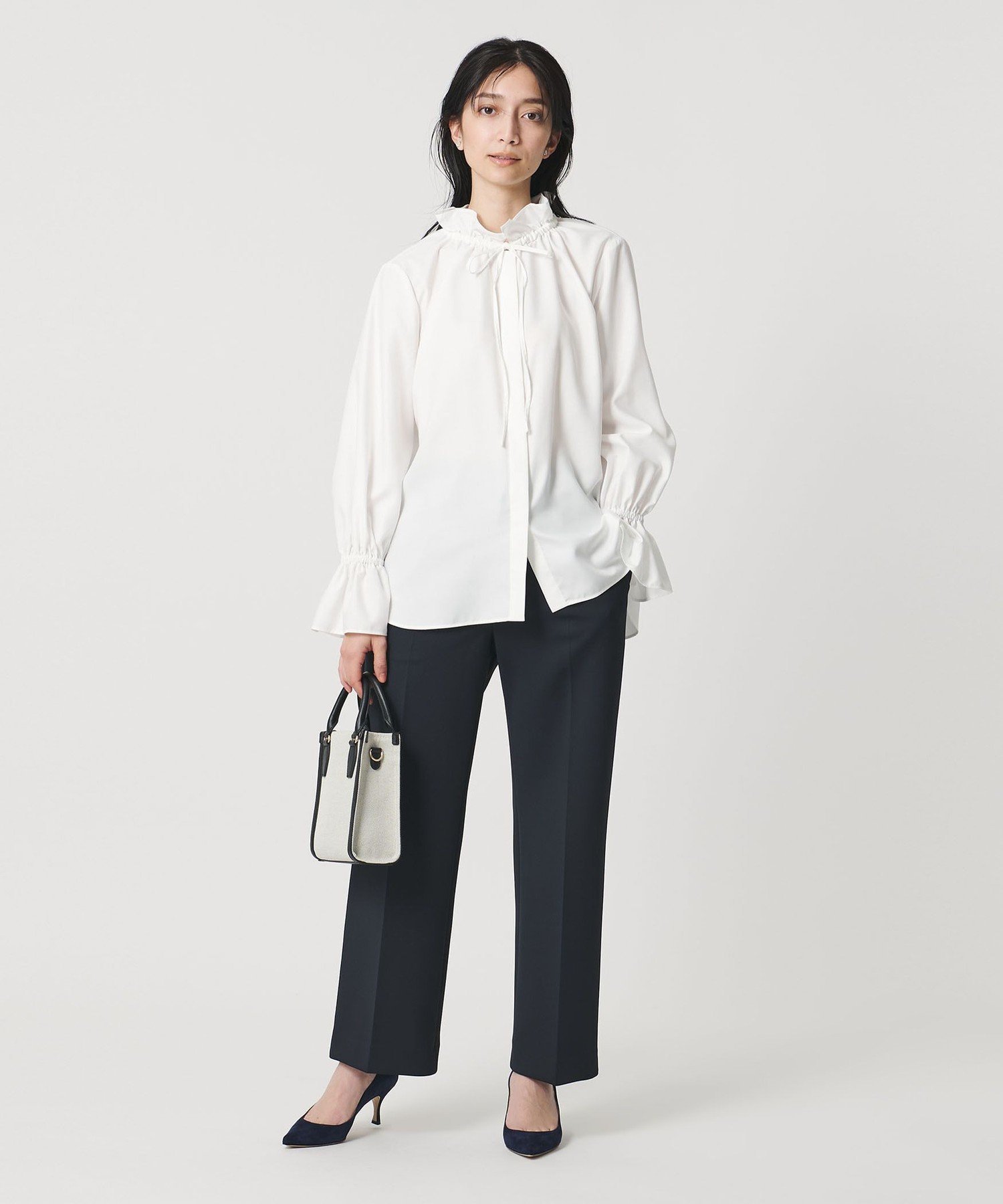 UNITED ARROWS｜フリルカラー フレアスリーブ ブラウス | Rakuten