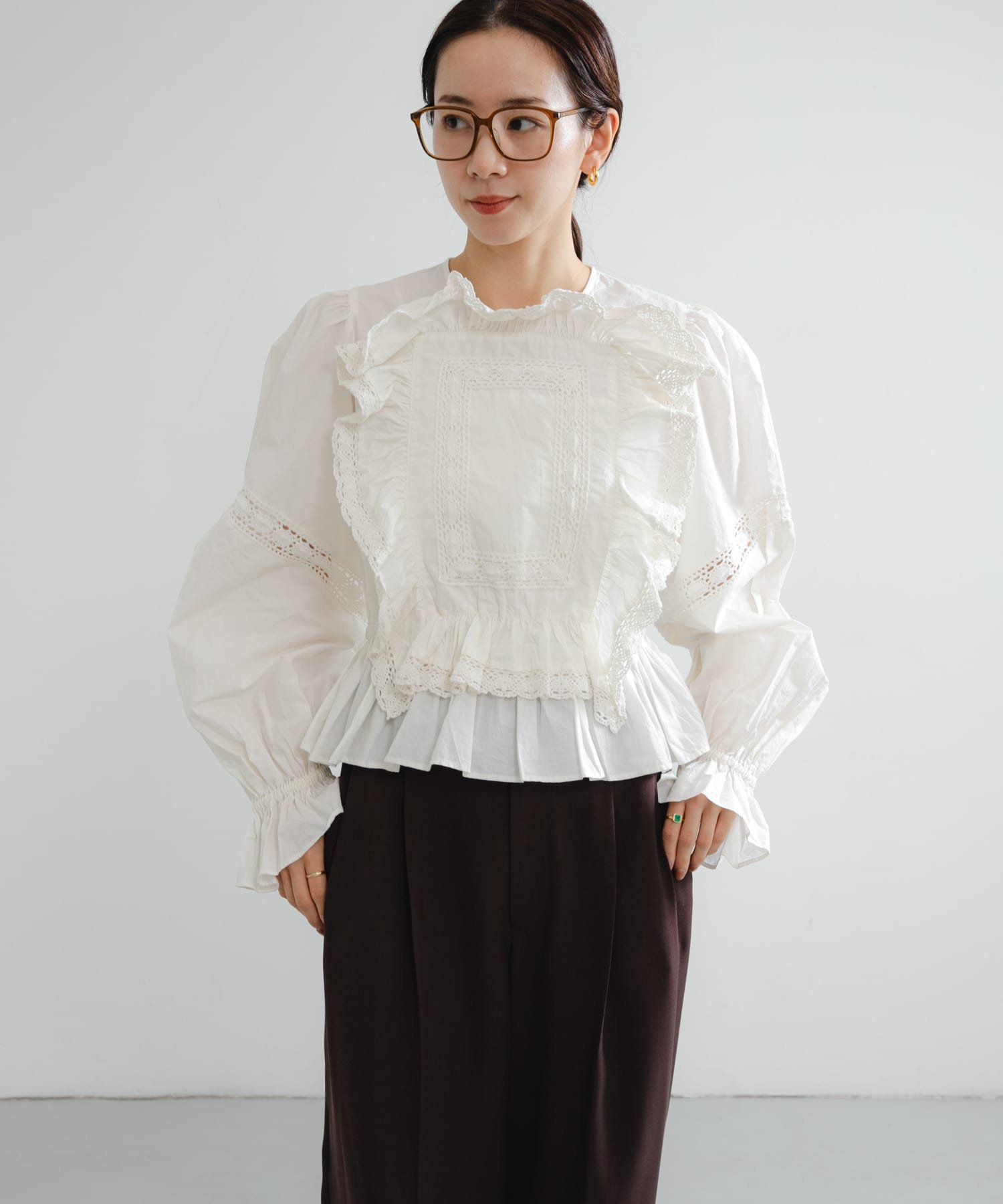 URBAN RESEARCH｜crinkle crinkle crinkle pillow case blouse