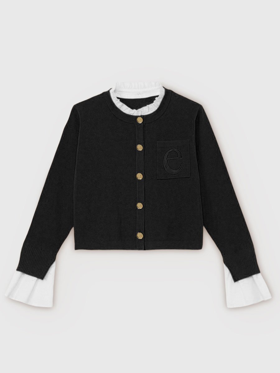 EIMY ISTOIRE｜Attached collar ニットジャケット | Rakuten Fashion