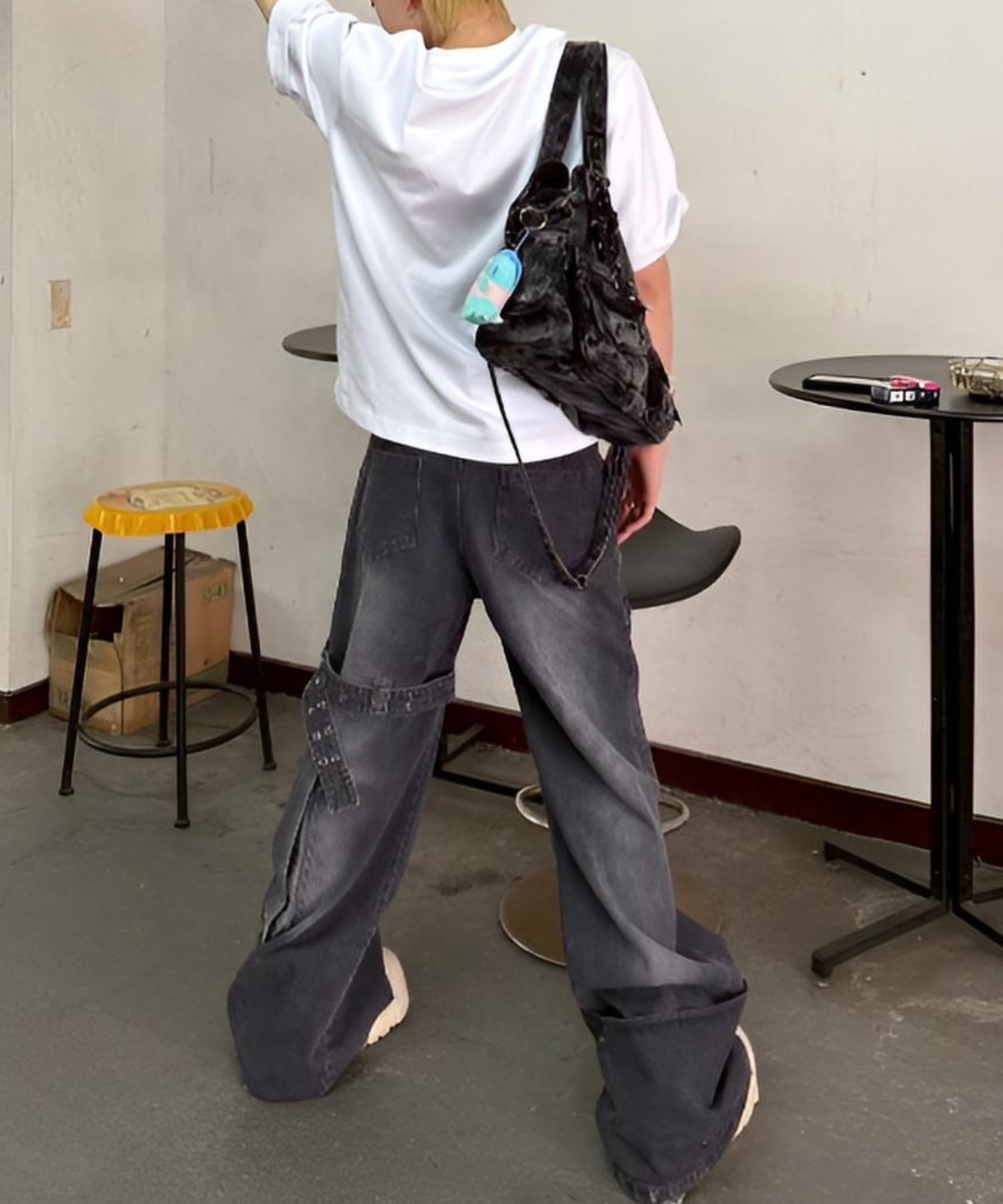 Never mind the XU / Chikashitsu+｜【XU】2way denim bag