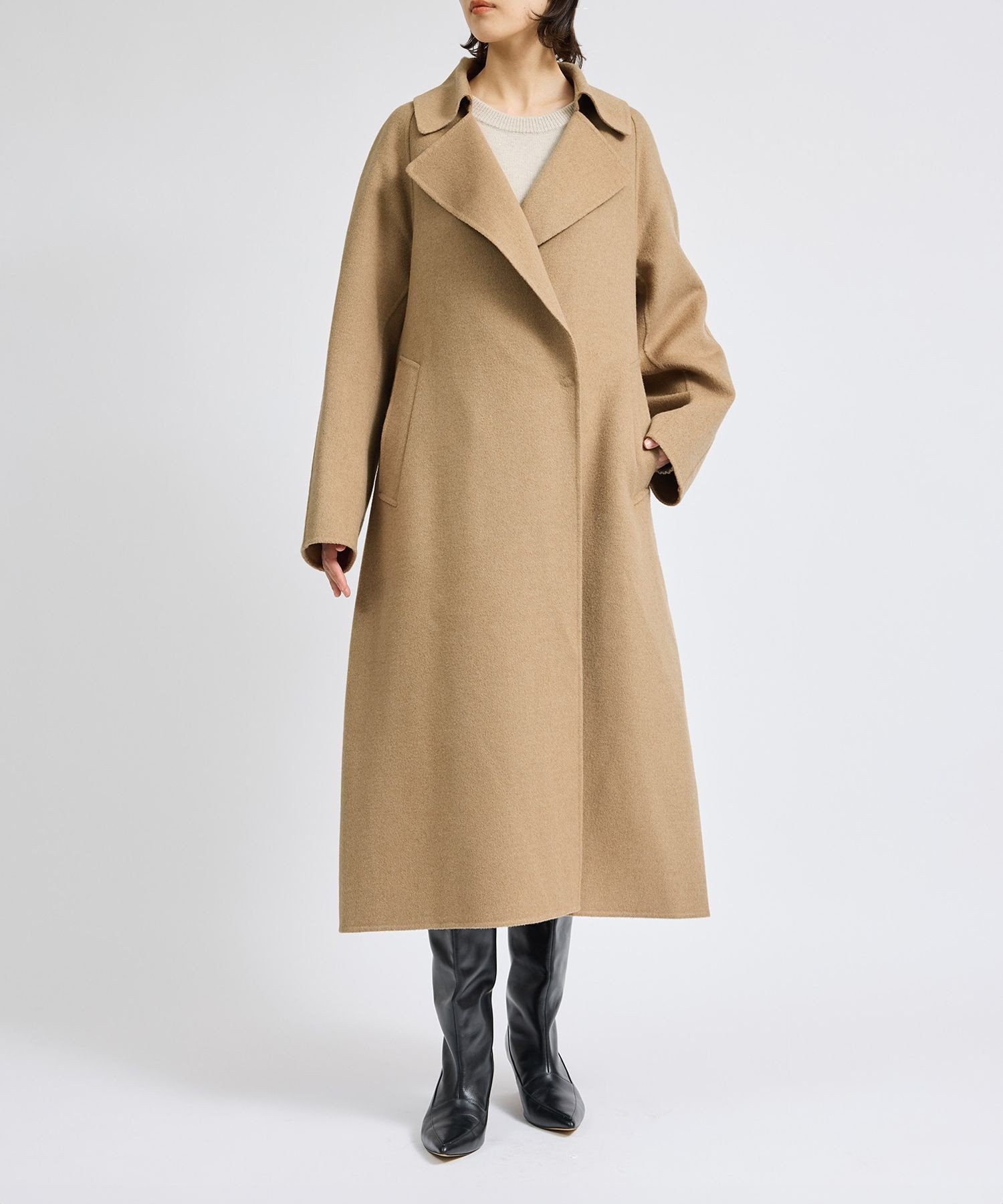 ROPE'｜コロンボキャメルリバーロングコート | Rakuten Fashion(楽天