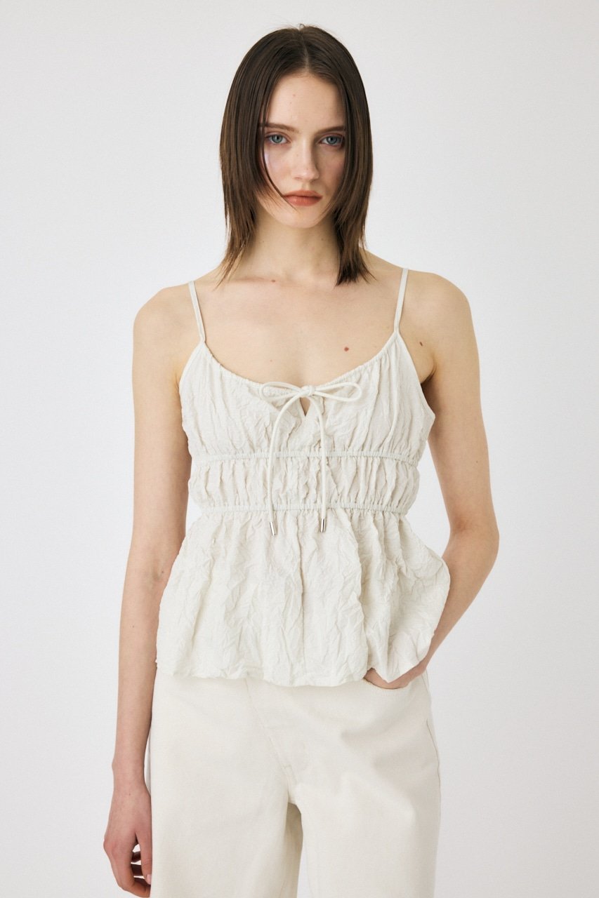 moussy｜CRINKLED サテンキャミ | Rakuten Fashion(楽天ファッション