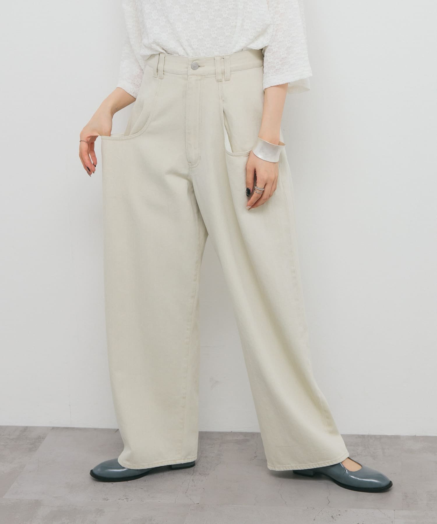 KBF｜『3サイズ展開』BIGポケットデザインツイルパンツ | Rakuten