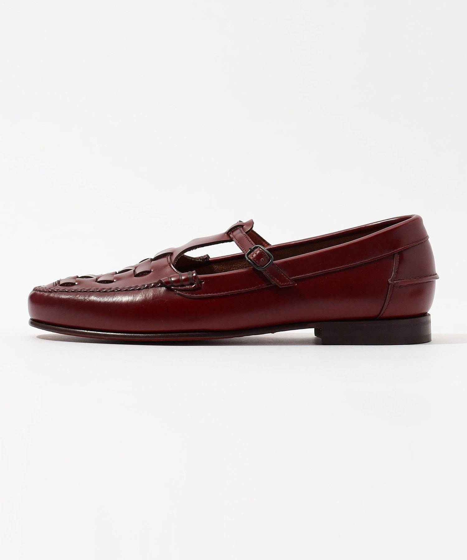 TOMORROWLAND｜HEREU MAQUEDA Interwoven T-bar Loafer ストラップ