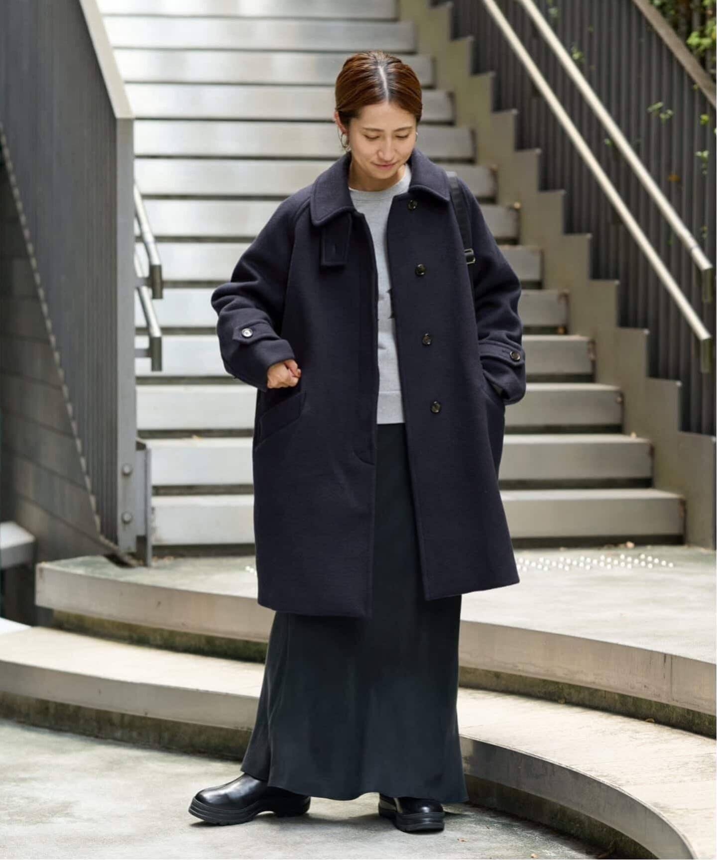 FRAMeWORK｜≪追加≫ラムウールMIXシャルムバルカラーコート 3