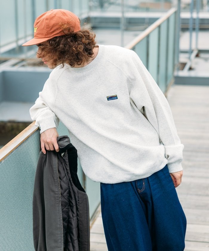 FREAK'S STORE｜ビッグシルエット ワンポイントロゴ ラグランスリーブ