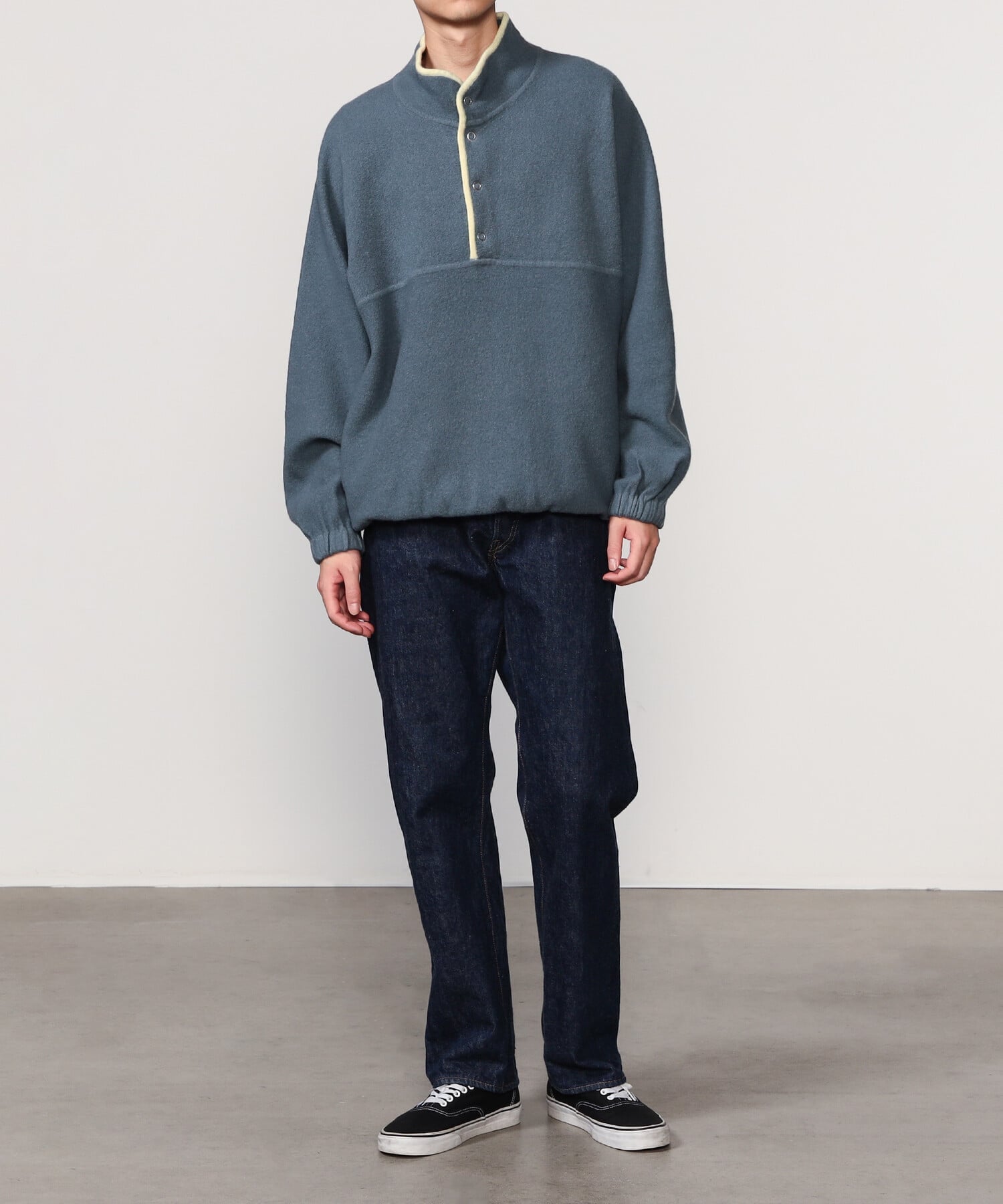 ☆50%off☆ RYETENDER × Bshop 別注 スナッププルオーバー RYE TENDER | 〈別注〉 ハーフボタン プルオーバー MEN