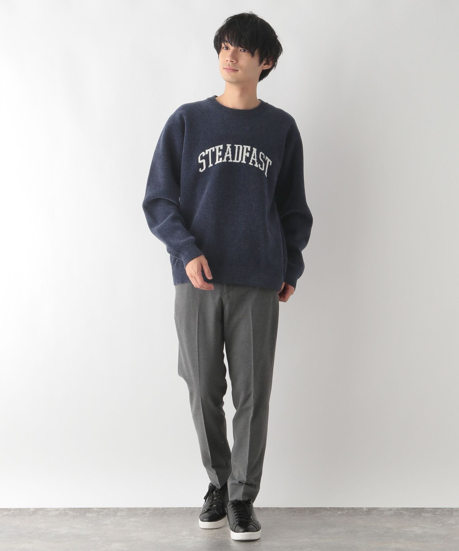 GLOBAL WORK｜モールニットロゴ/116387 | Rakuten Fashion(楽天