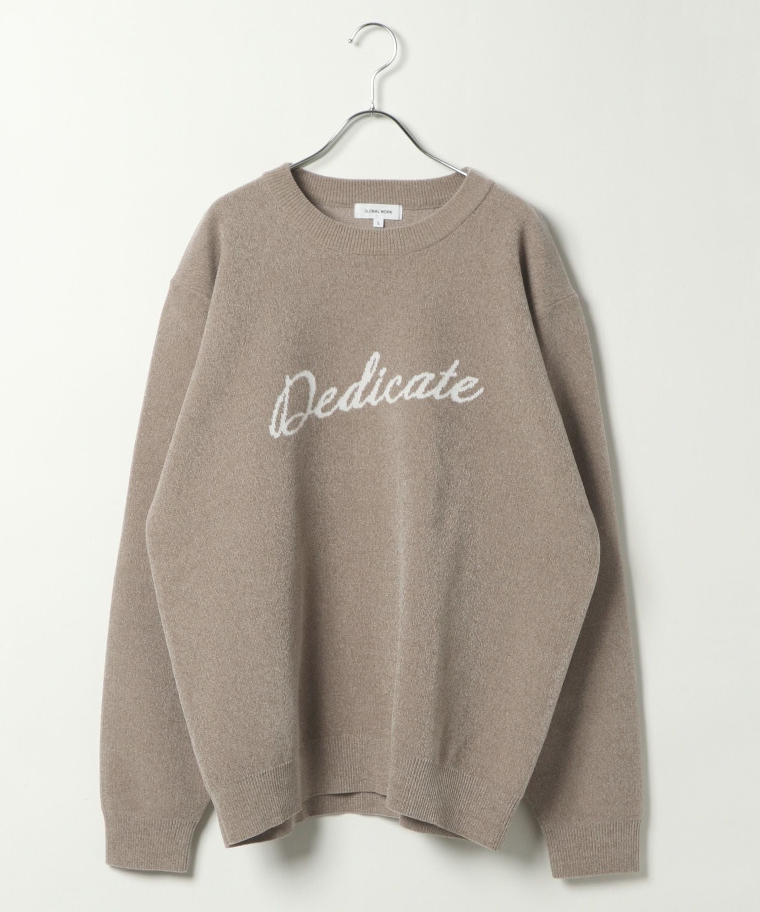 GLOBAL WORK｜モールニットロゴ/116387 | Rakuten Fashion(楽天